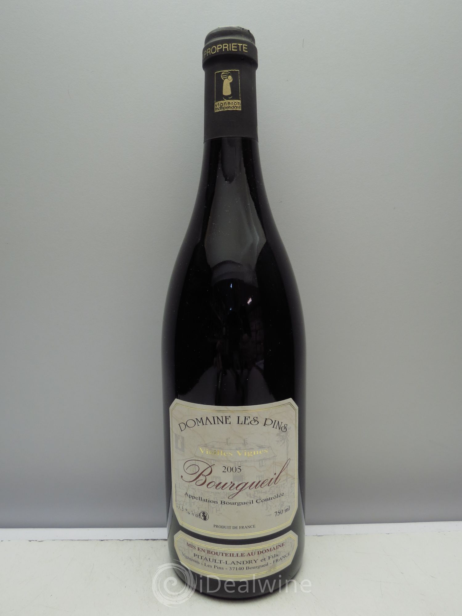 Bourgueil Domaine Les Pins Vieilles Vignes 2005 - Posten von 1 Flasche - 0