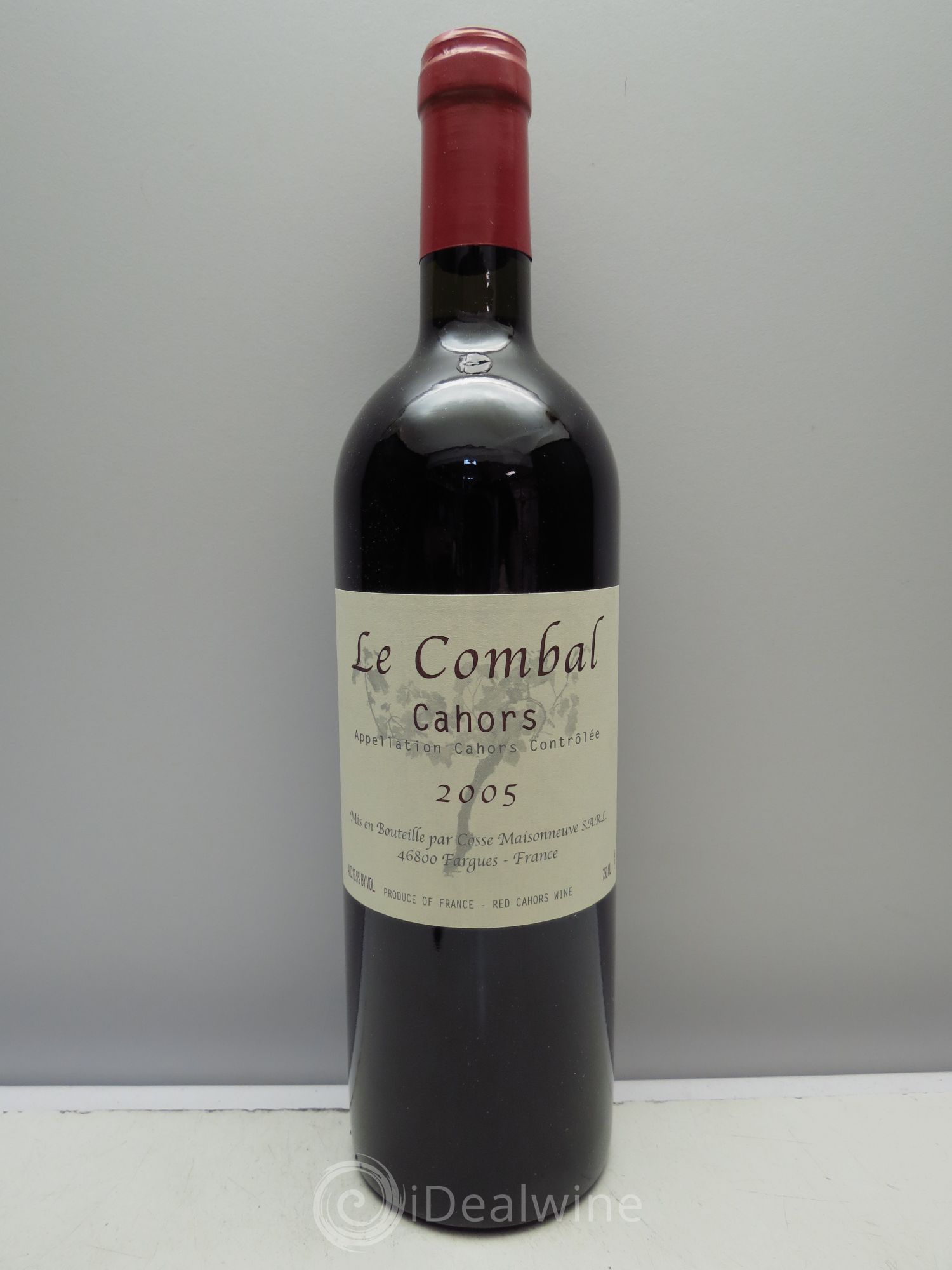 Cahors Château Cosse Maisonneuve Le Combal 2005 - Posten von 1 Flasche - 0