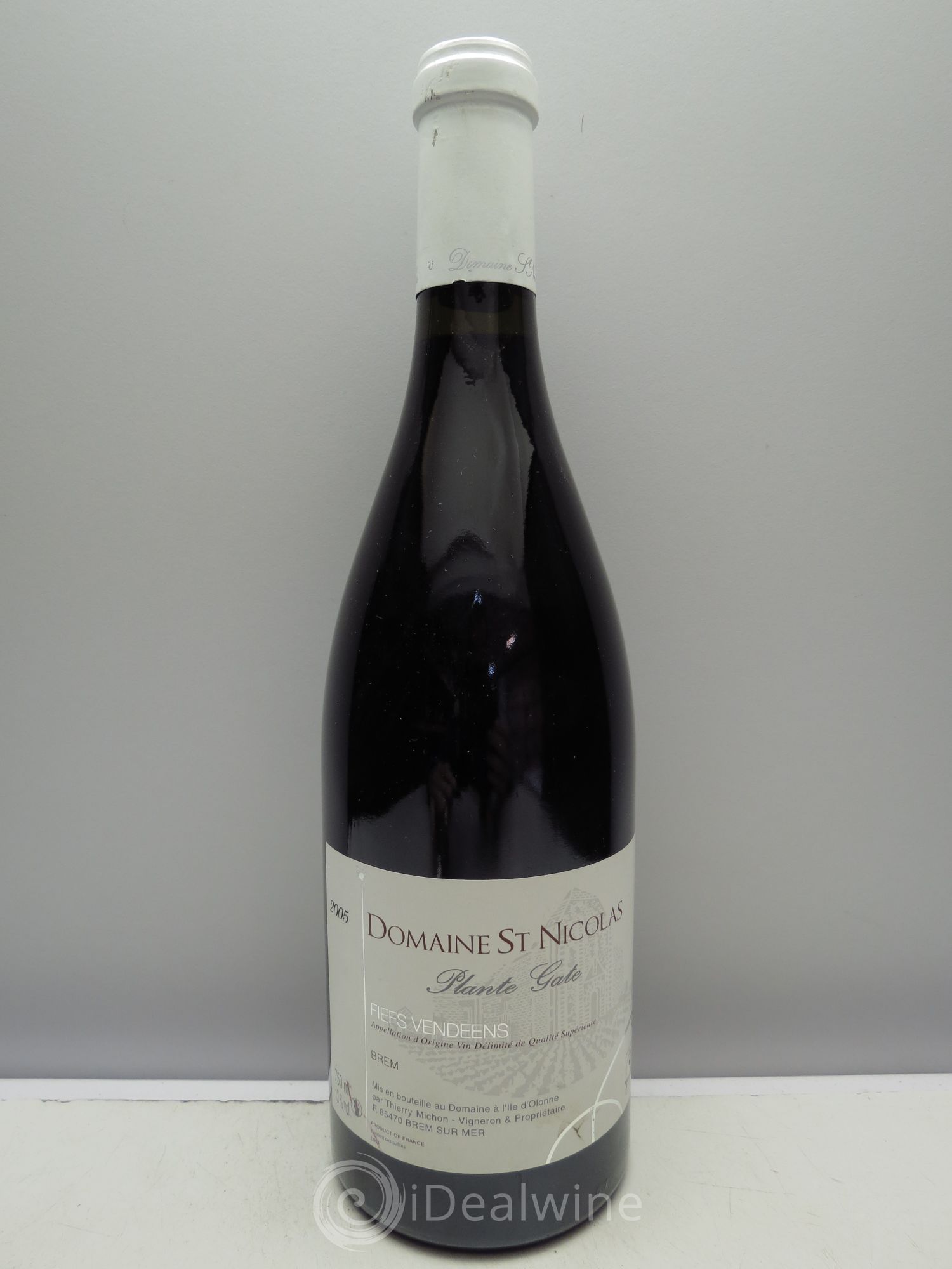 Divers Fiefs Vendéens Domaine Saint Nicolas Cuvée Plante Gate(sans prix de réserve / no reserve) 2005 - Posten von 1 Flasche - 0