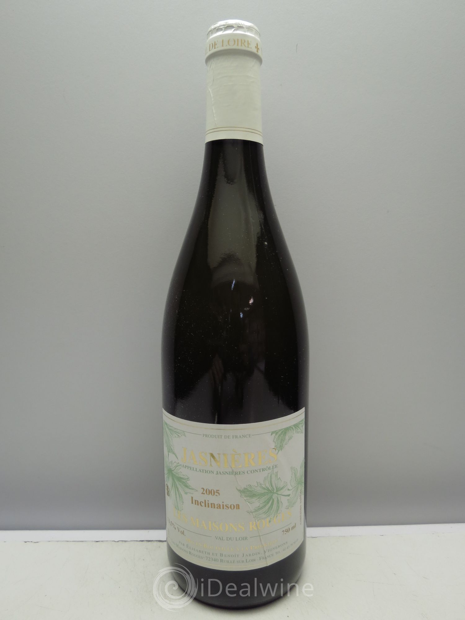Jasnières Liquoreux Domaine Maisons Rouges Inclinaison 2005 - Lot de 1 bouteille - 0