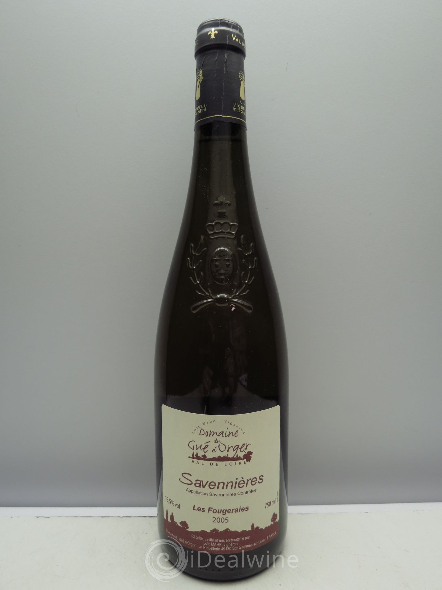 Savennières Domaine du Gué d'Orger Les Fougeraies 2005 - Posten von 1 Flasche - 0