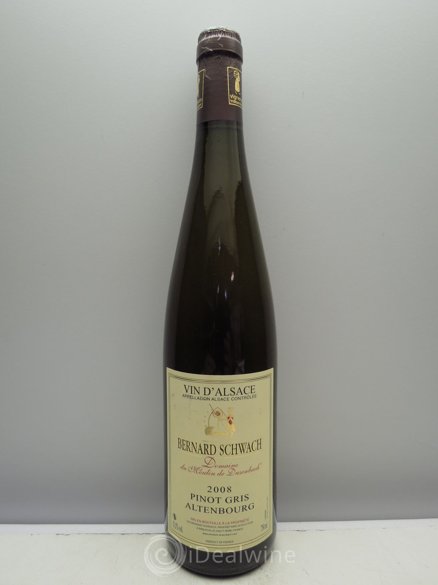Pinot Gris Altenbourg Domaine Bernard Schwach 2008 - Posten von 1 Flasche - 0