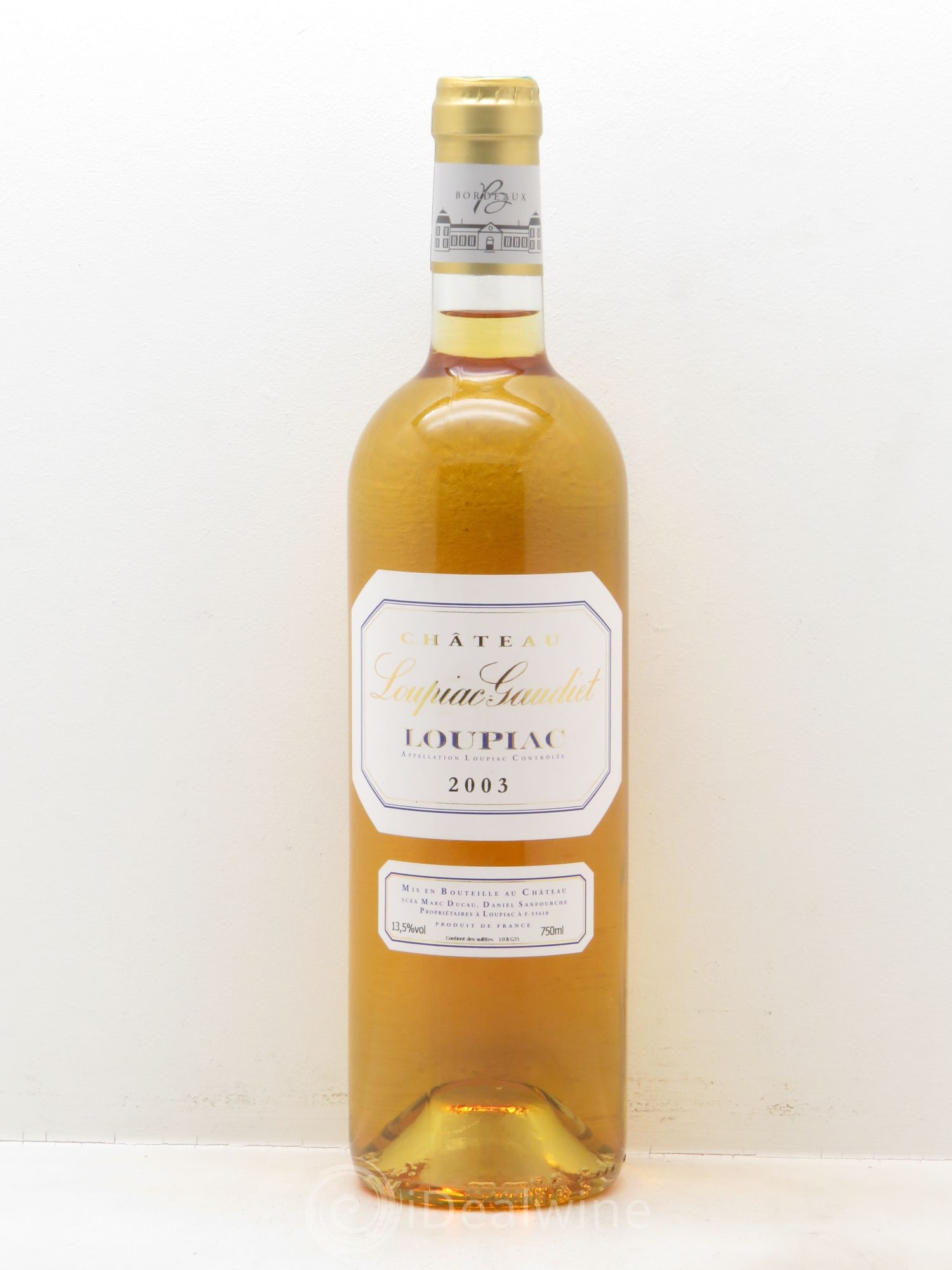 Loupiac Château Loupiac-Gaudiet 2003 - Lot de 1 bouteille - 0