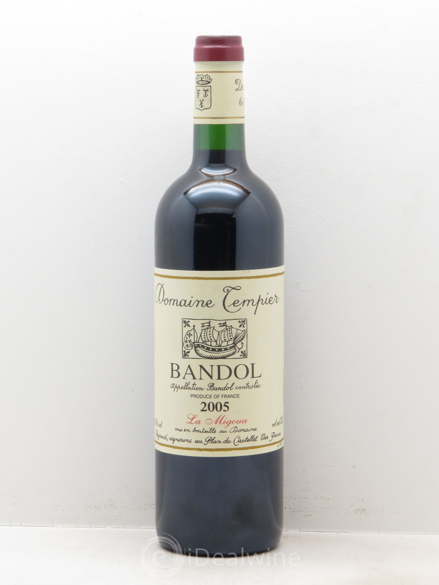 Bandol Domaine Tempier Cuvée La Migoua Famille Peyraud 2005 - Lot de 1 bouteille - 0