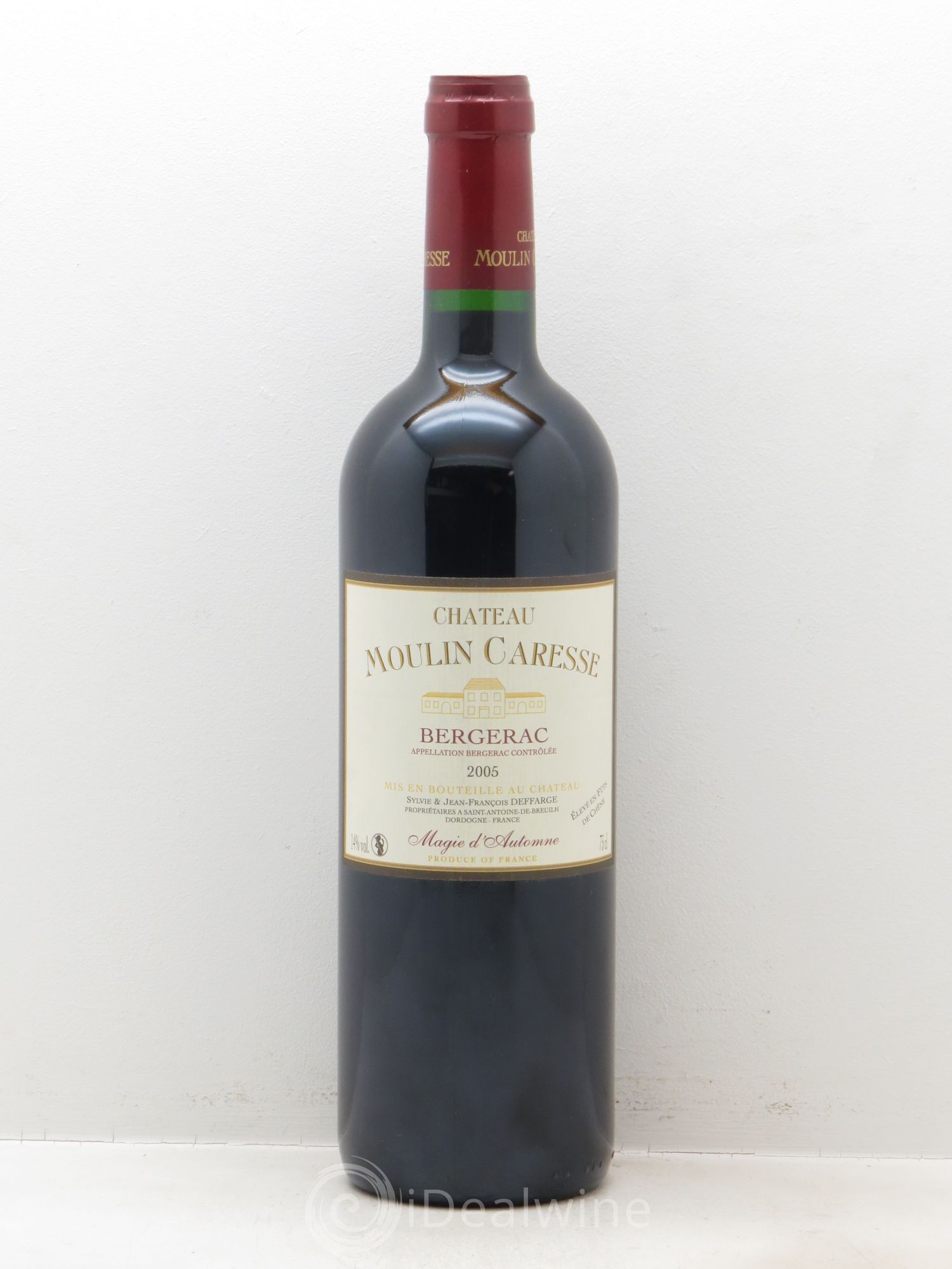 Bergerac Château Moulin Caresse Magie d'Automne (sans prix de réserve - no reserve) 2005 - Posten von 1 Flasche - 0
