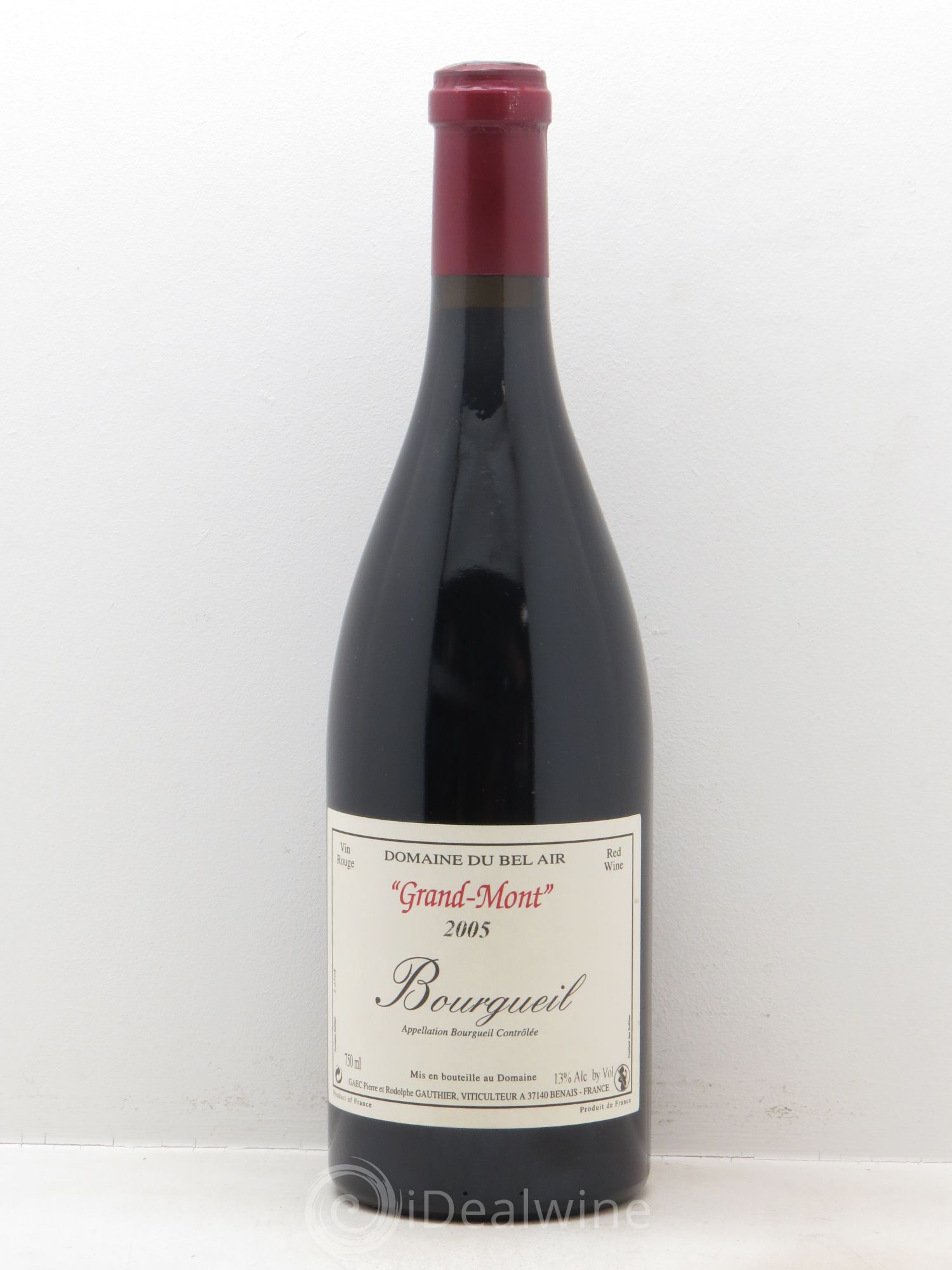 Bourgueil Domaine du Bel Air Grand Mont 2005 - Posten von 1 Flasche - 0