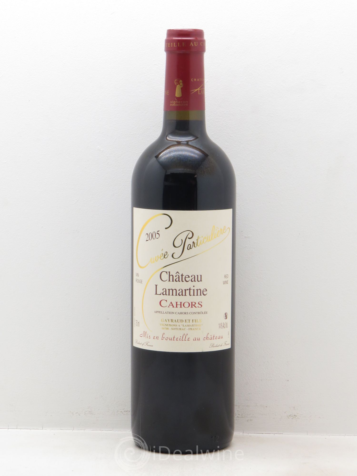 Cahors 2005 - Lot de 1 bouteille - 0