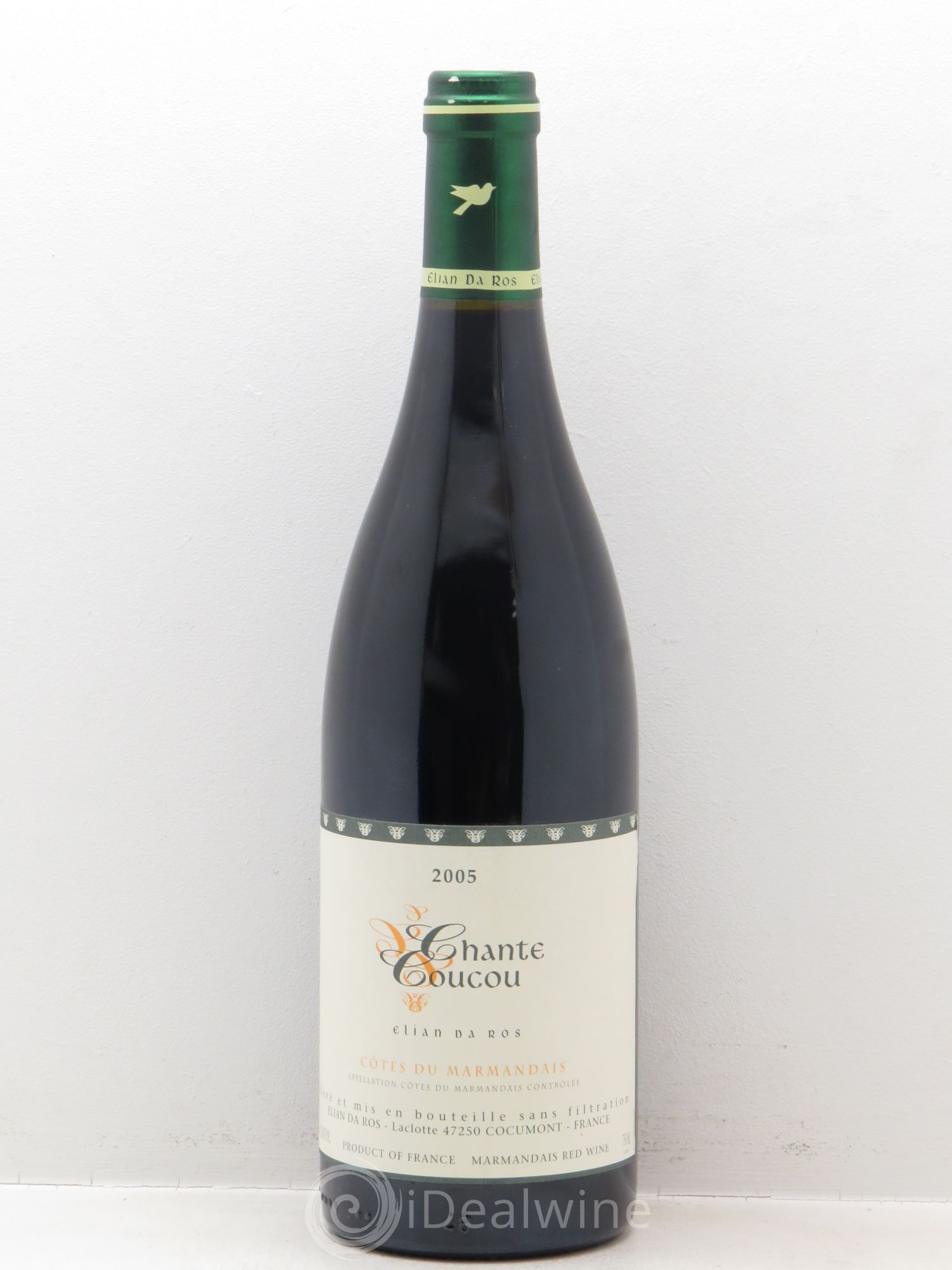 Divers Côtes du Marmandais Domaine Elian da Ros Chante Coucou 2005 - Posten von 1 Flasche - 0