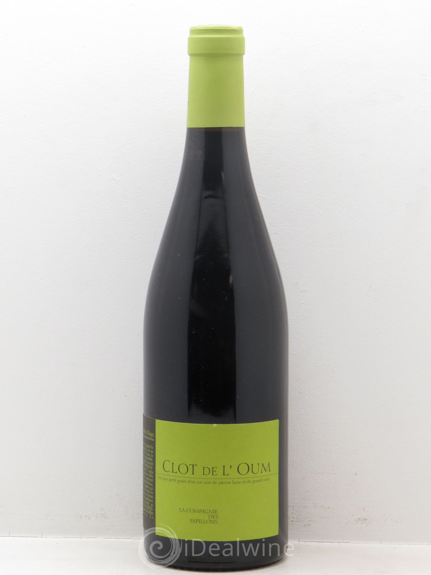 Côtes du Roussillon Domaine Clot de l'Oum la Compagnie des Papillons 2005 - Posten von 1 Flasche - 0