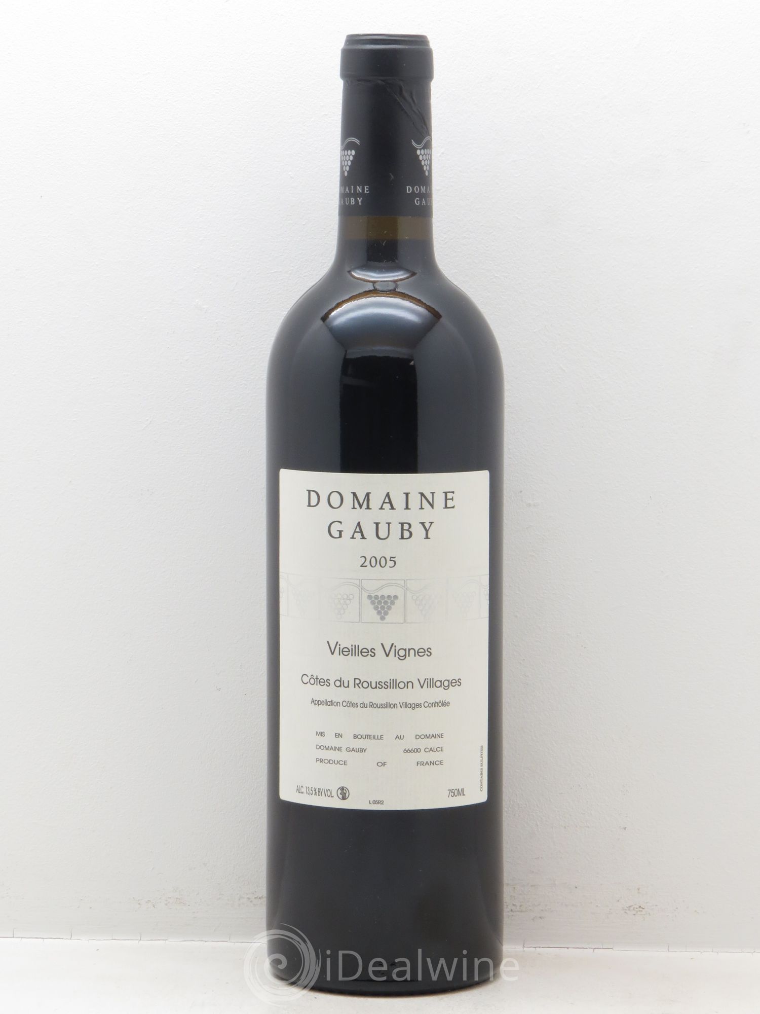 Côtes du Roussillon Villages Vieilles vignes Gauby (Domaine) 2005 - Lot de 1 bouteille - 0