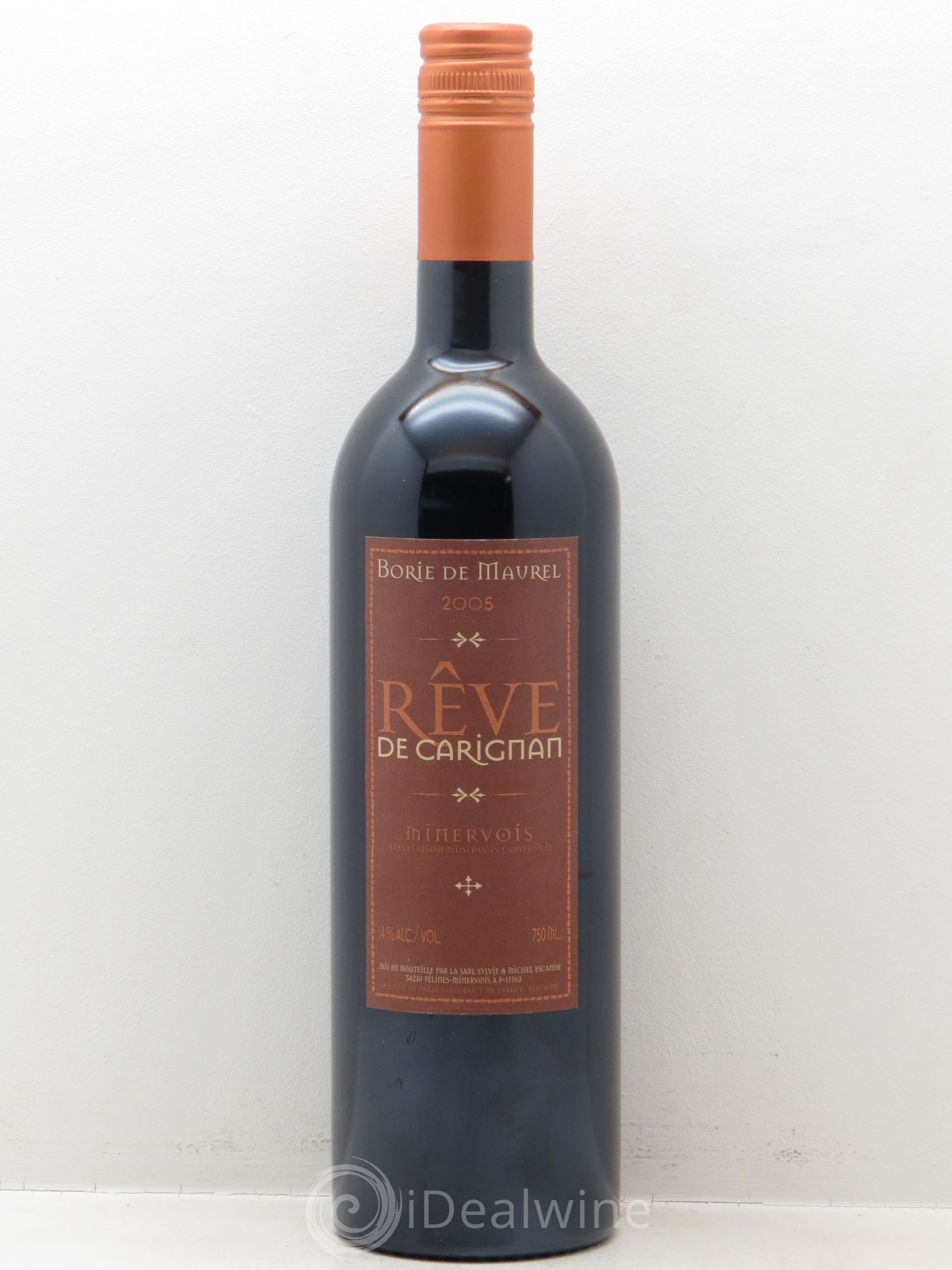 Minervois Domaine Borie de Maurel Rêve de Carignan (sans prix de réserve - no reserve) 2005 - Posten von 1 Flasche - 0