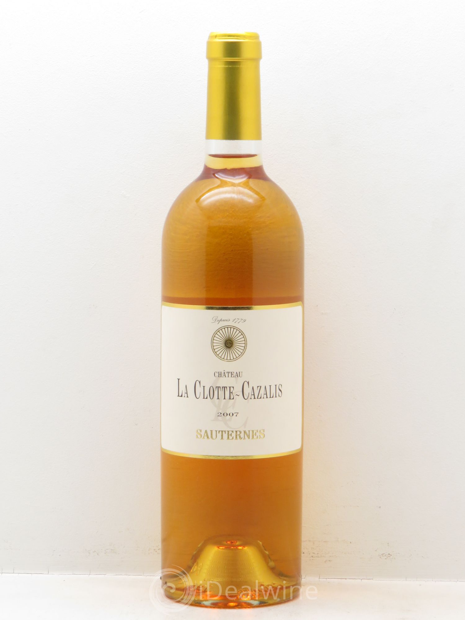 Sauternes Château la Clotte Cazalis 2007 - Posten von 1 Flasche - 0