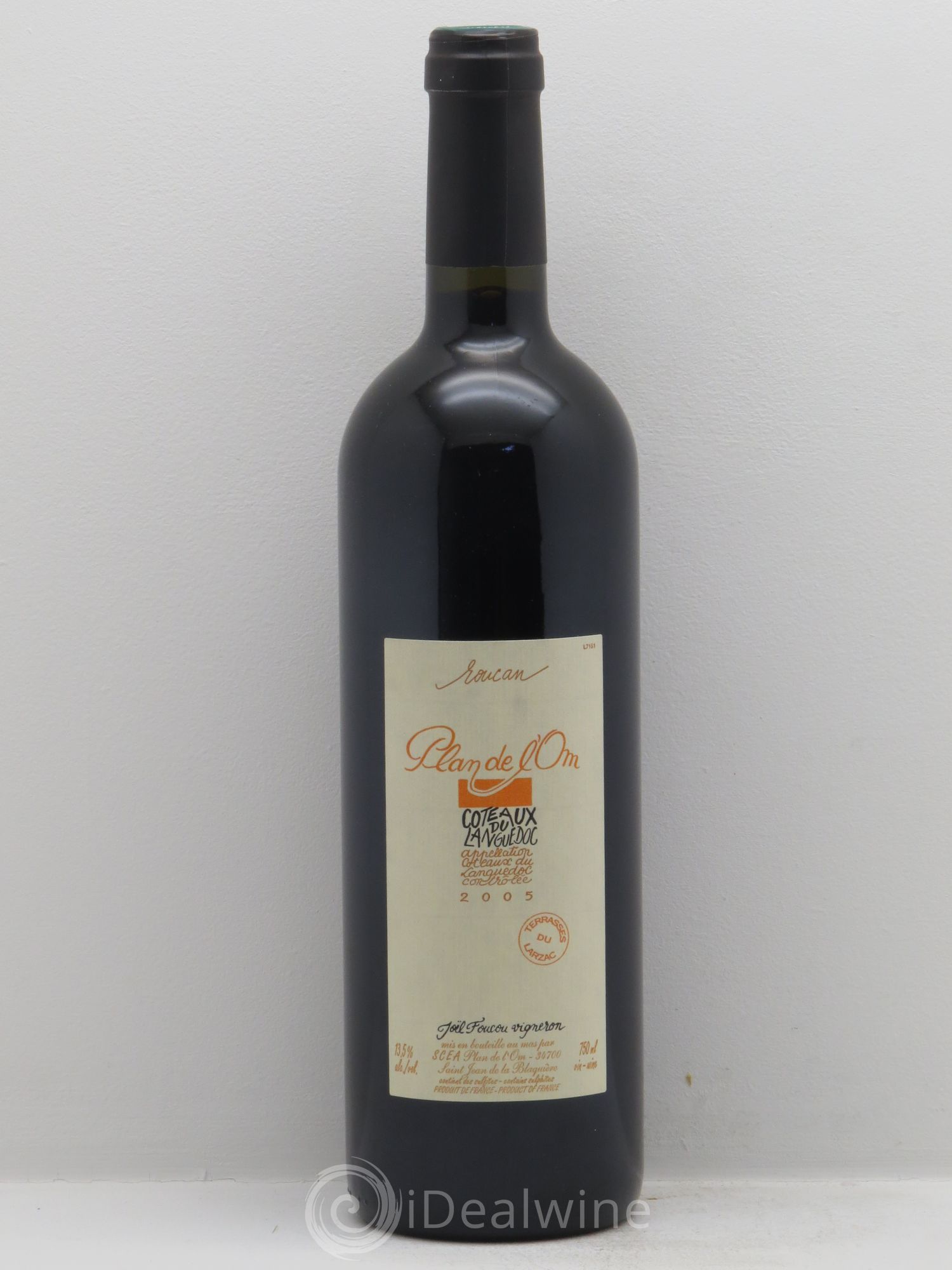 Coteaux du Languedoc Mas Plan de l'Om Cuvée Roucan 2005 - Lot de 1 bouteille - 0