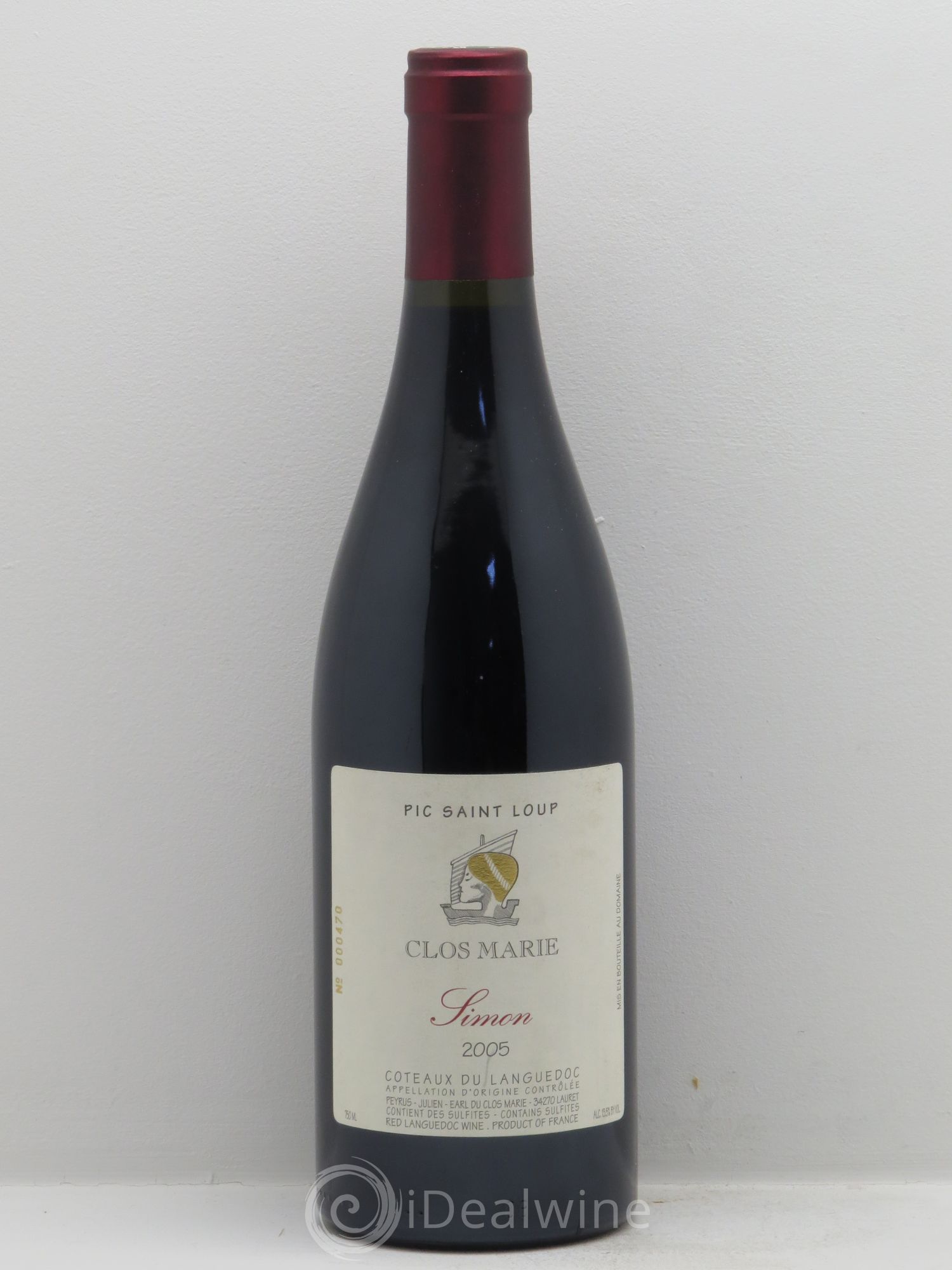 Coteaux du Languedoc Pic Saint Loup Clos Marie Cuvée Simon 2005 - Posten von 1 Flasche - 0