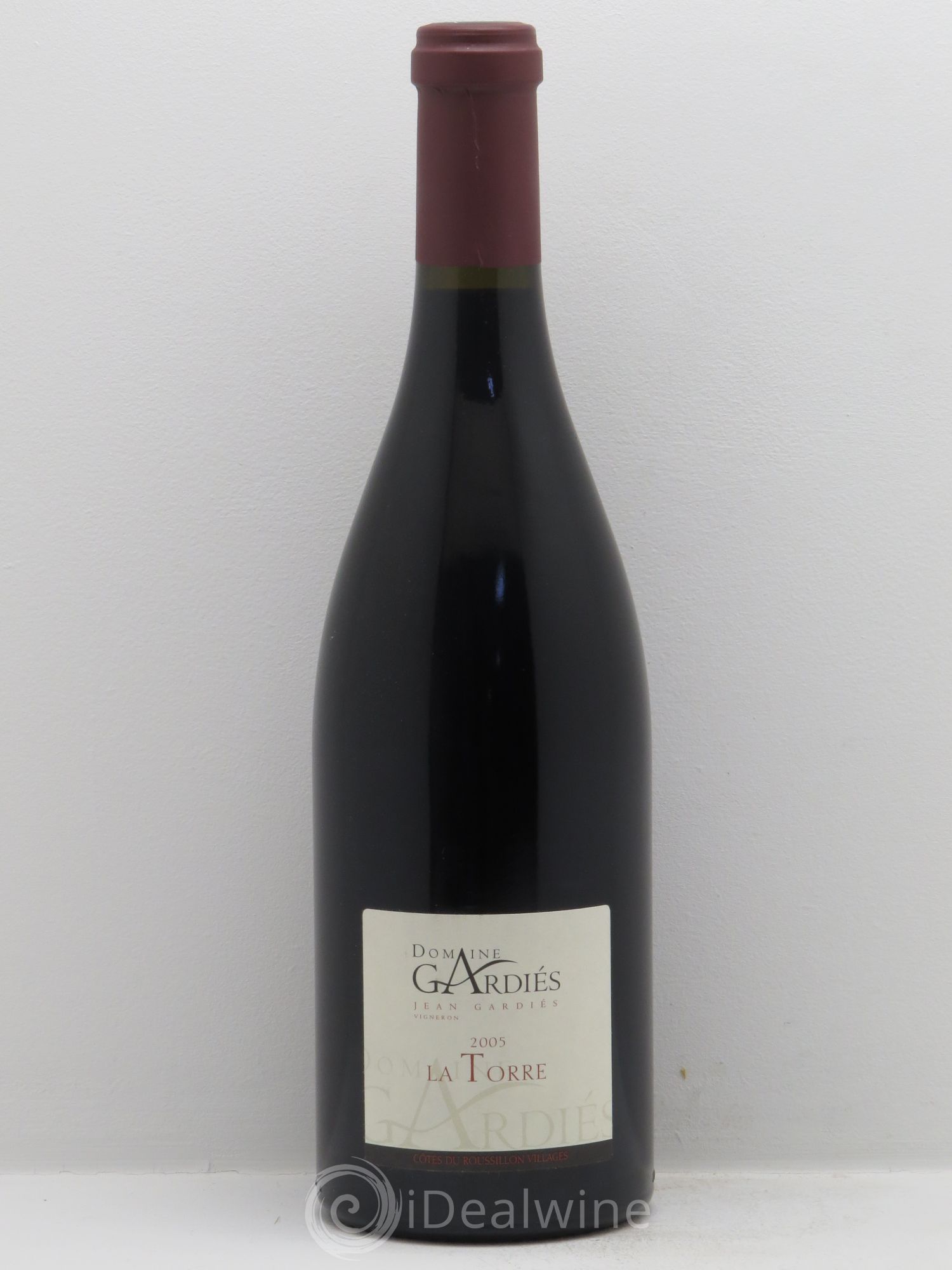 Côtes du Roussillon Domaine Gardiès la Torre 2005 - Lot de 1 bouteille - 0