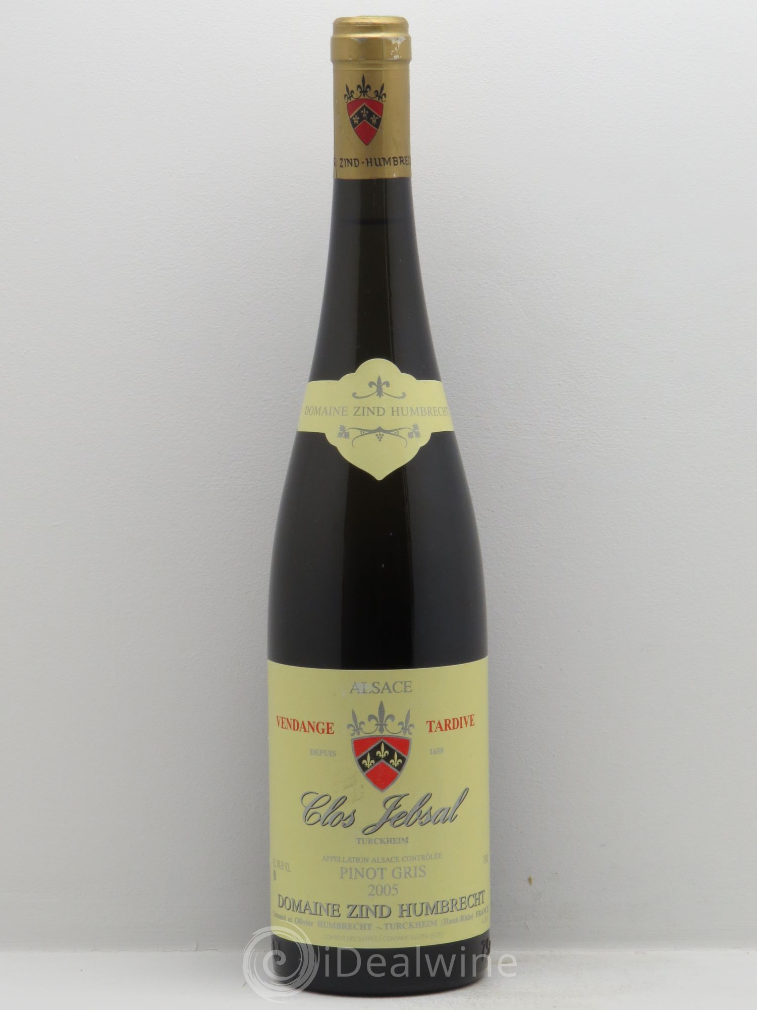 Alsace Pinot Gris Clos Jebsal Vendanges Tardives Zind-Humbrecht (Domaine) 2005 - Lotto di 1 bottiglia - 0