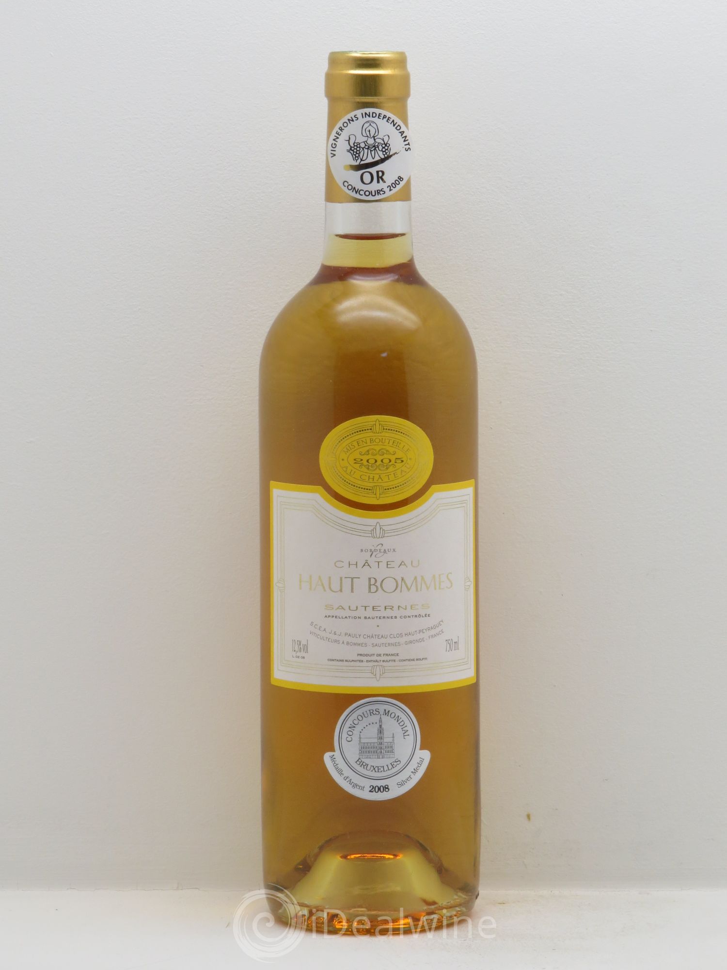 Sauternes Chateau Haut Bommes 2005 - Posten von 1 Flasche - 0
