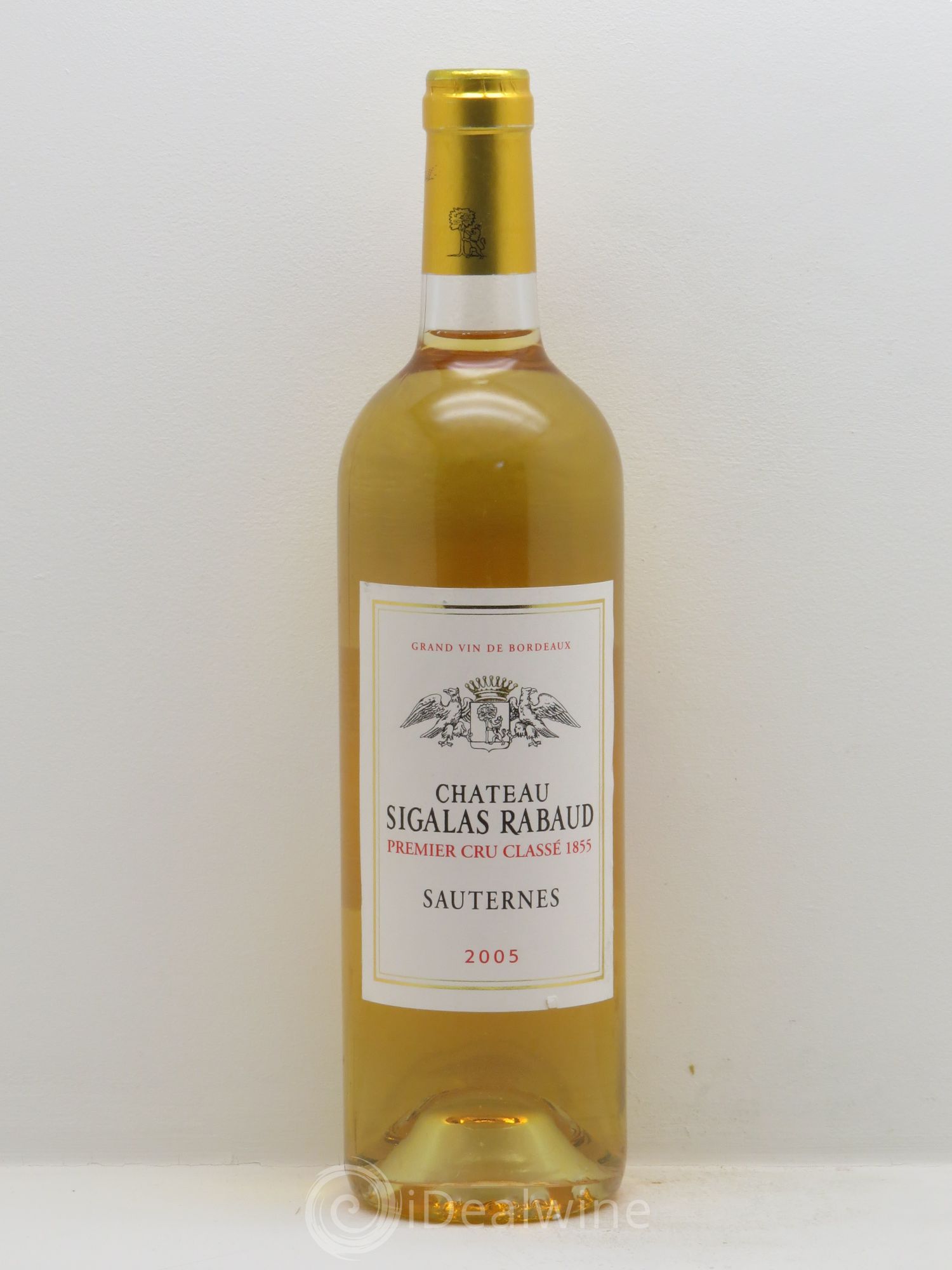 Château Sigalas Rabaud 1er Grand Cru Classé 2005 - Lot de 1 bouteille - 0