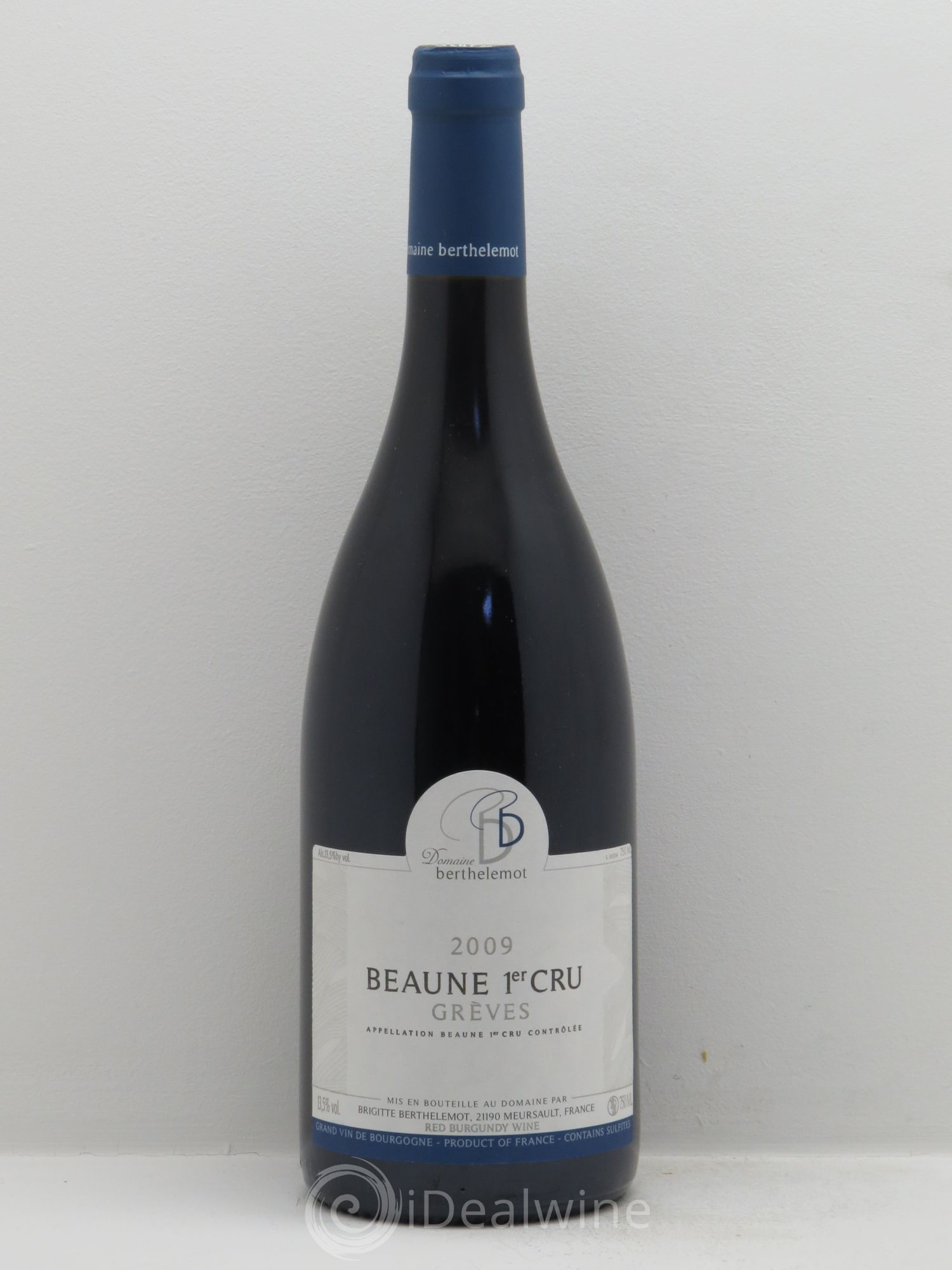 Beaune 1er Cru Domaine Brigitte Berthelemot 2009 - Posten von 1 Flasche - 0