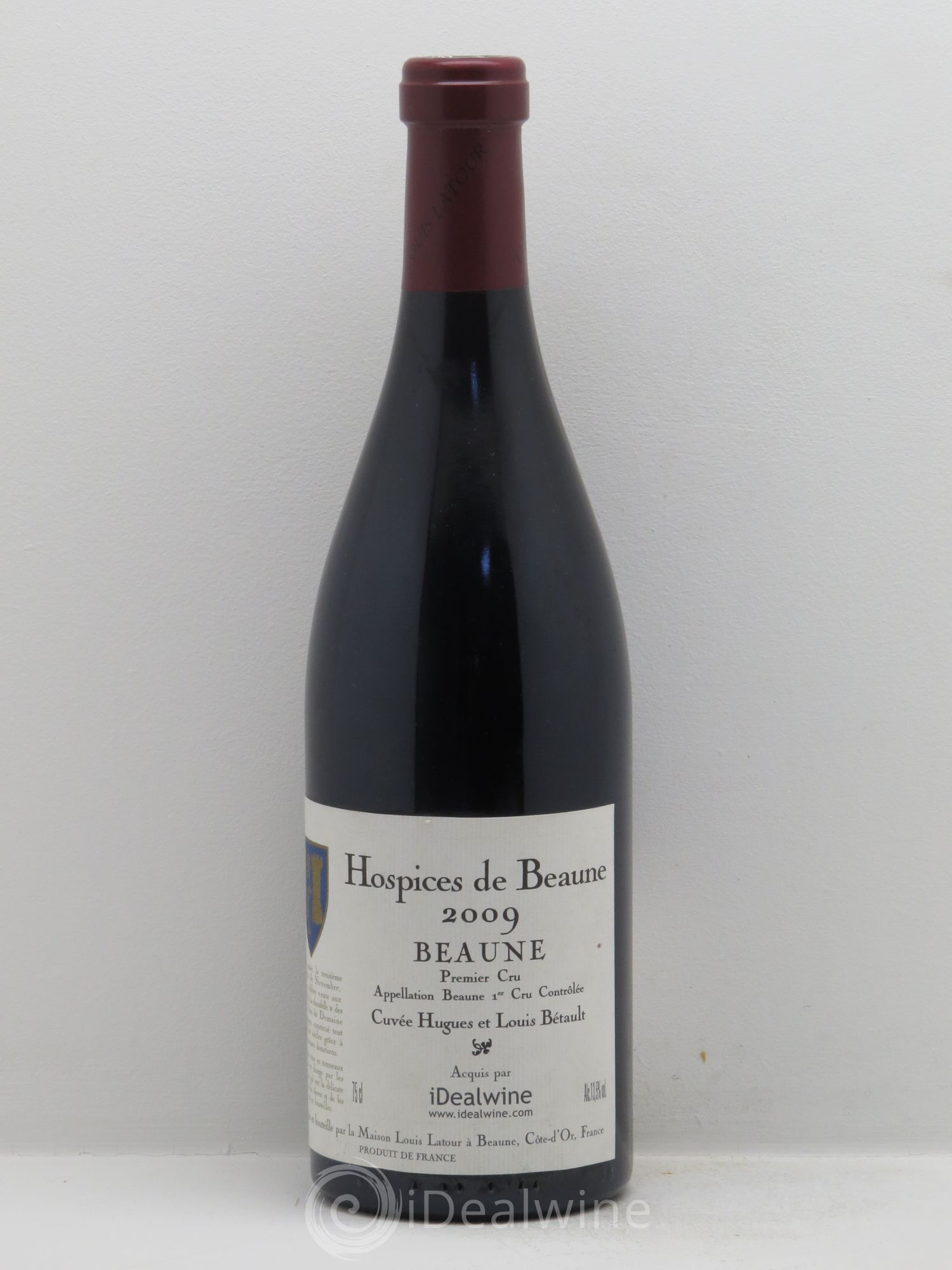Beaune 1er Cru Hospices de Beaune Cuvée Hugues et Louis Bethault 2009 - Posten von 1 Flasche - 0