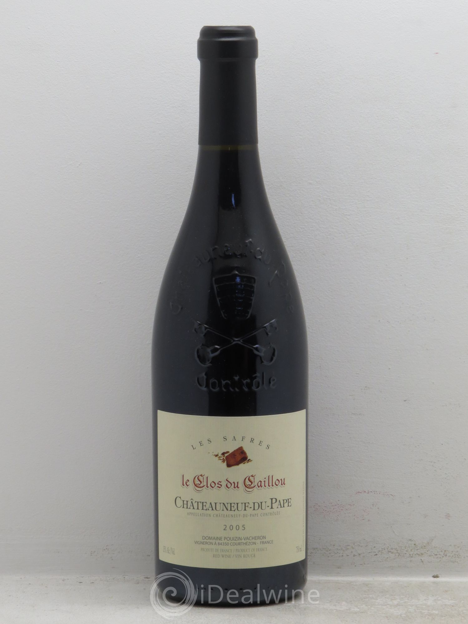Châteauneuf-du-Pape Domaine Le Clos Du Caillou les Safres (sans prix de réserve) 2005 - Posten von 1 Flasche - 0