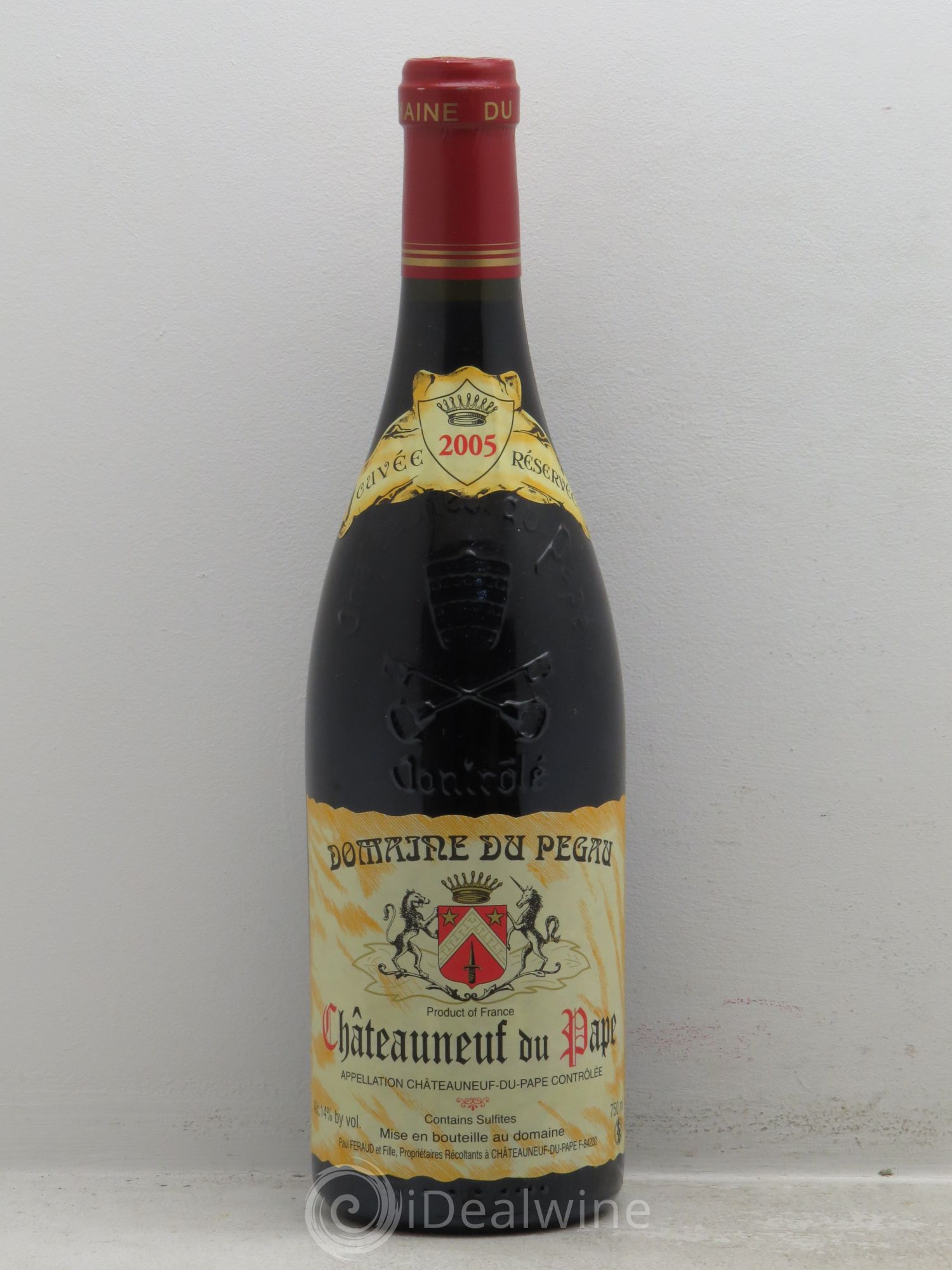 Châteauneuf-du-Pape Domaine du Pégau Cuvée Réservée Paul et Laurence Féraud 2005 - Lot de 1 bouteille - 0