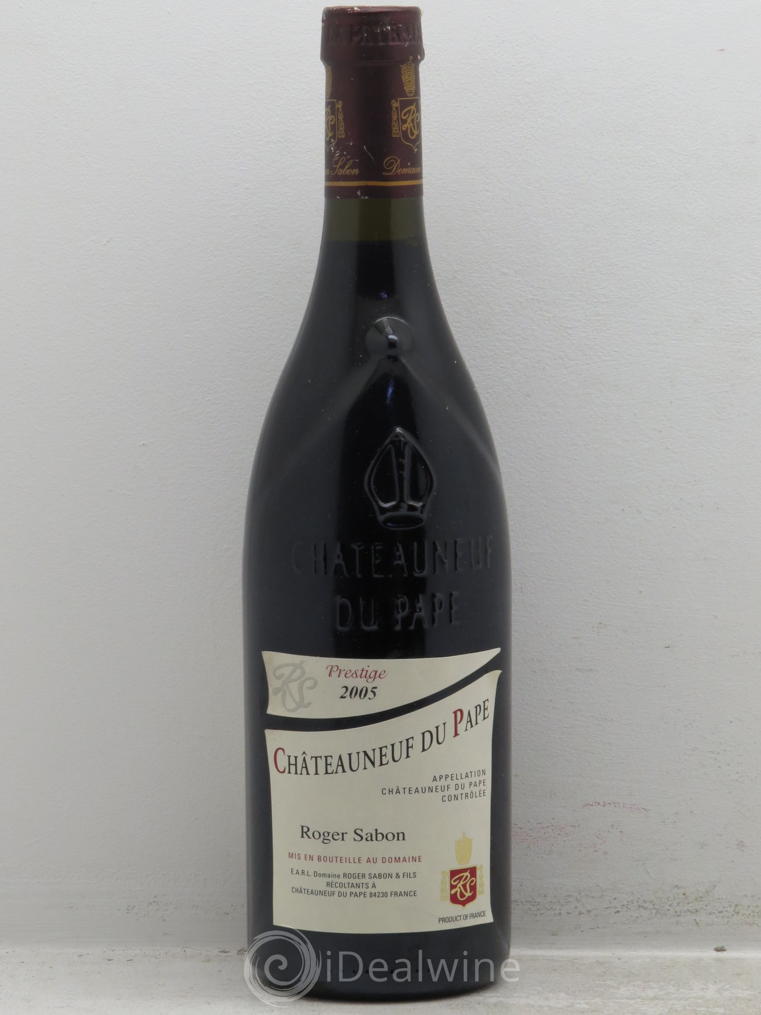 Châteauneuf-du-Pape Cuvée Prestige Roger Sabon (Domaine) 2005 - Lot de 1 bouteille - 0