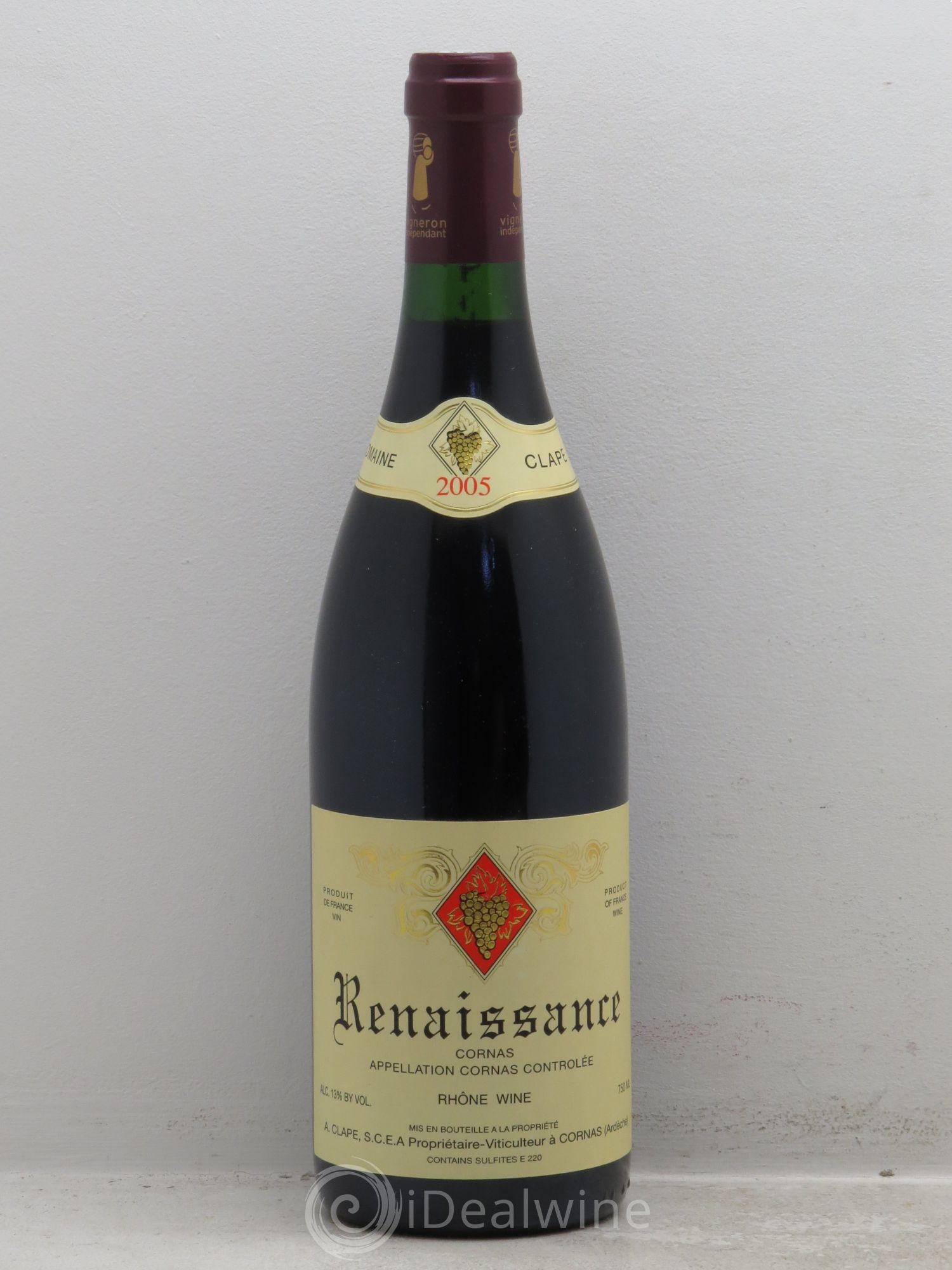 Cornas Renaissance Auguste Clape 2005 - Lot of 1 bottle - 0