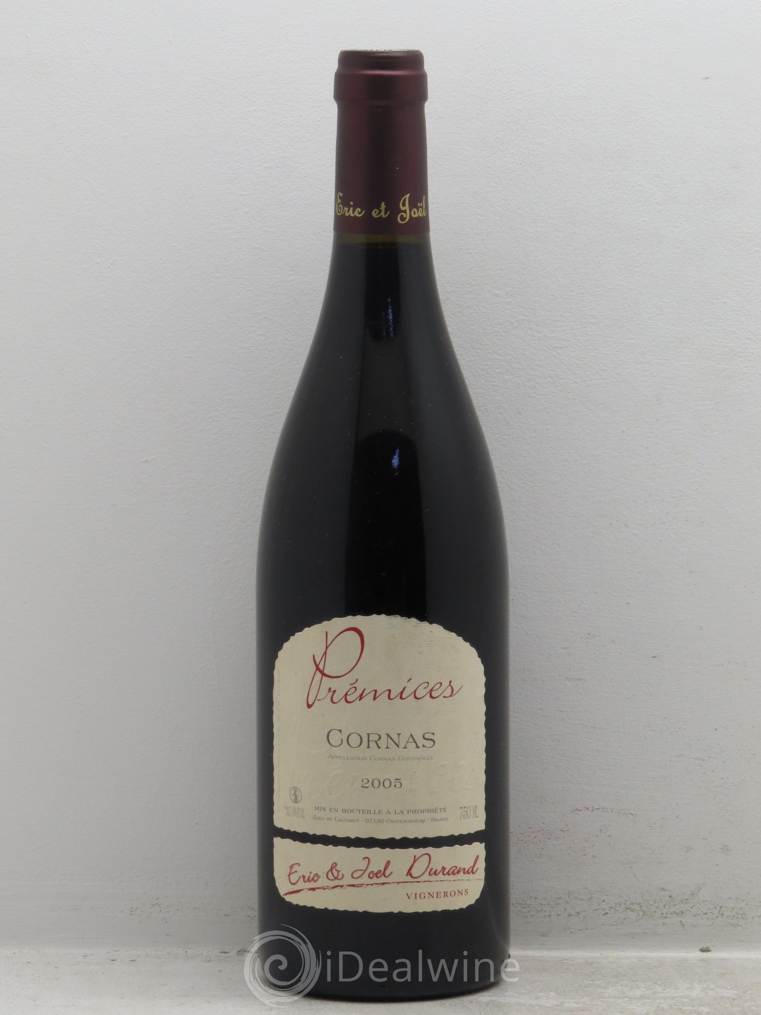 Cornas Domaine Emile et Joël Durand "les Prémices" 2005 - Posten von 1 Flasche - 0