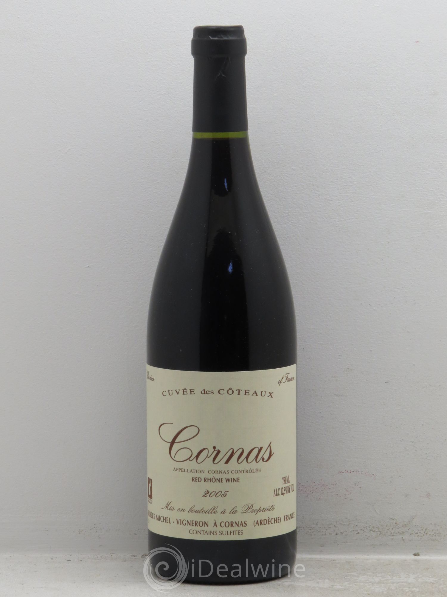 Cornas Cuvée des Coteaux Robert Michel 2005 - Lot de 1 bouteille - 0