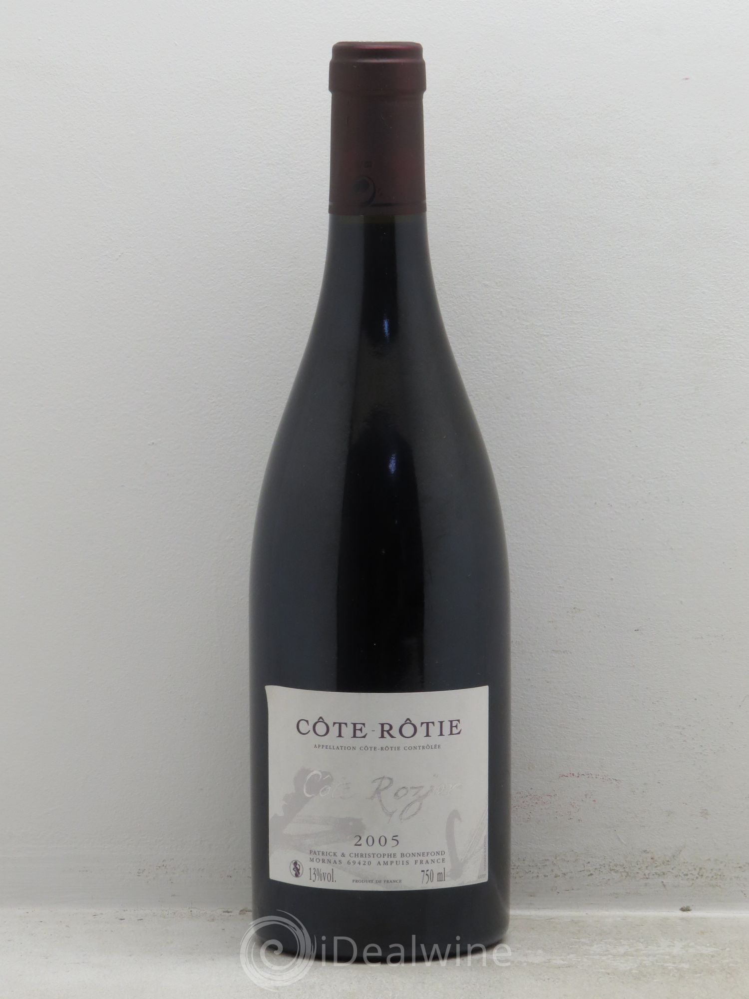 Côte-Rôtie Côte Rozier Domaine Bonnefond 2005 - Lot de 1 bouteille - 0