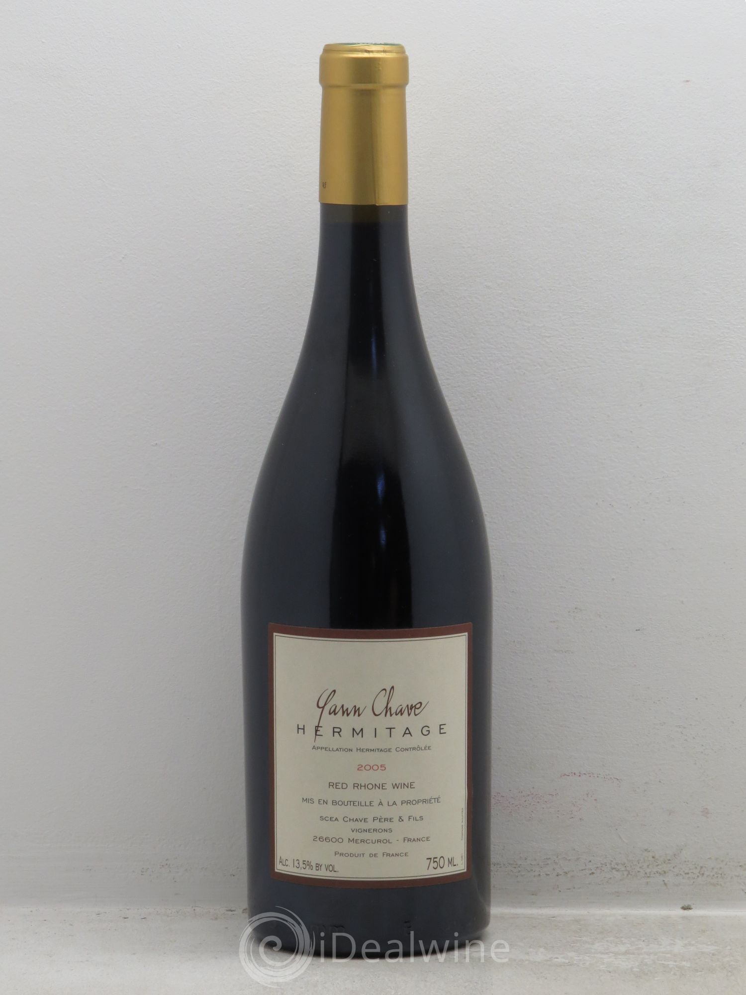Hermitage Domaine Yann Chave 2005 - Posten von 1 Flasche - 0
