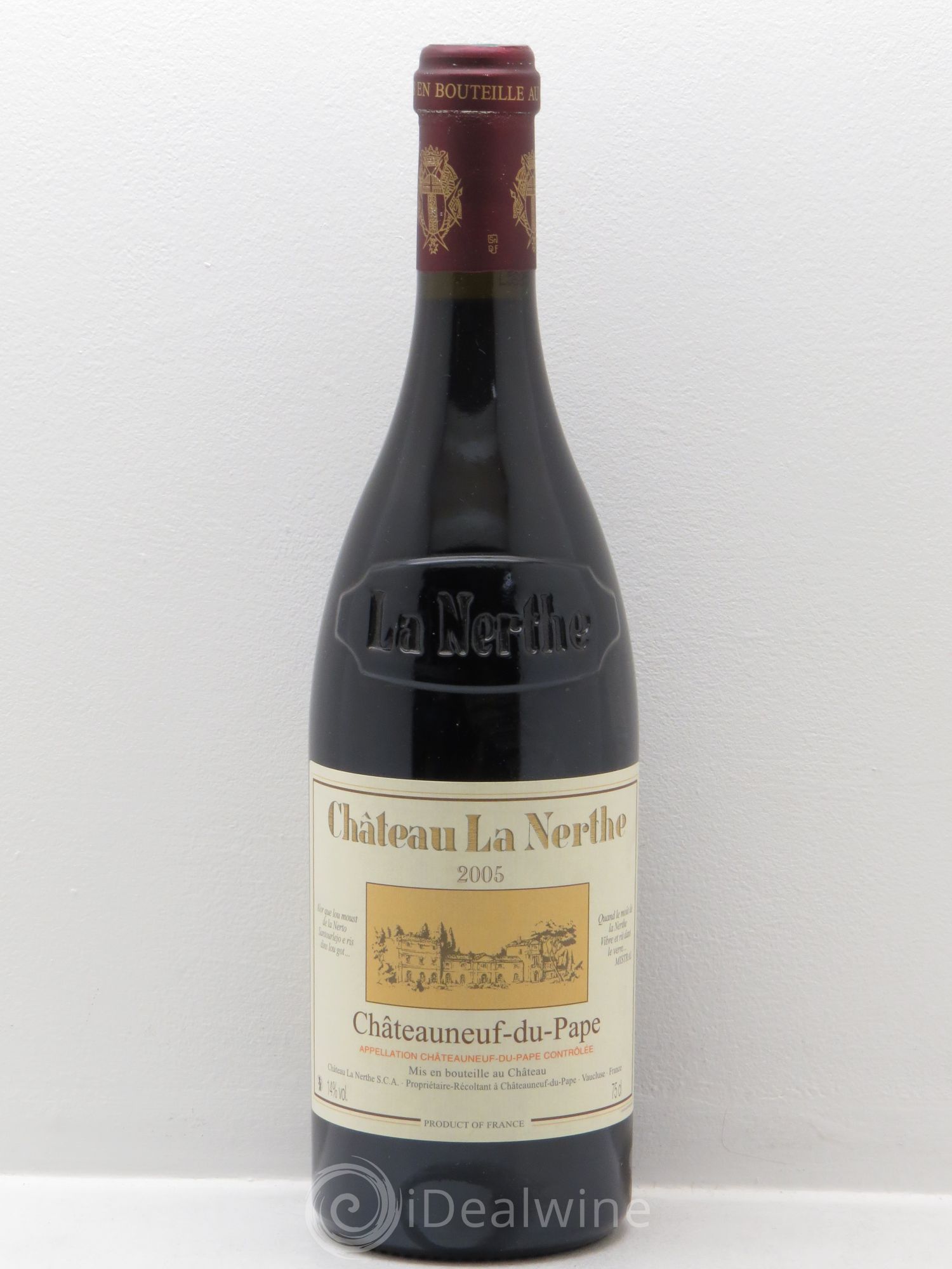 Châteauneuf-du-Pape Château la Nerthe Famille Richard 2005 - Lot de 1 bouteille - 0