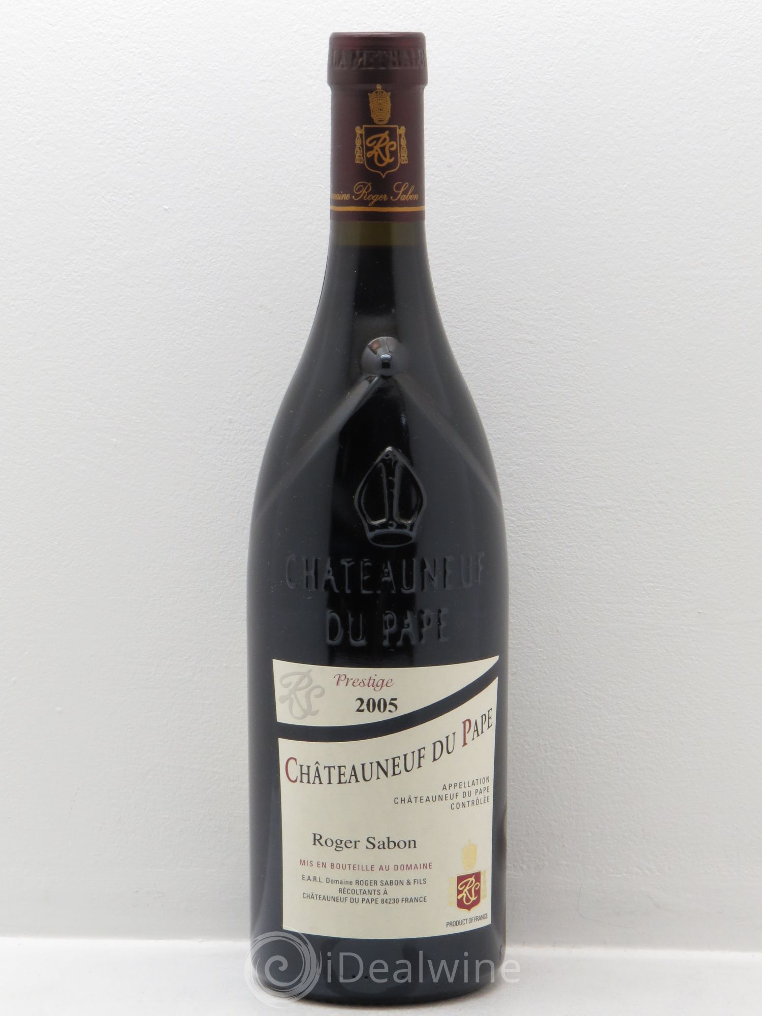 Châteauneuf-du-Pape Cuvée Prestige Roger Sabon (Domaine) 2005 - Lot de 1 bouteille - 0