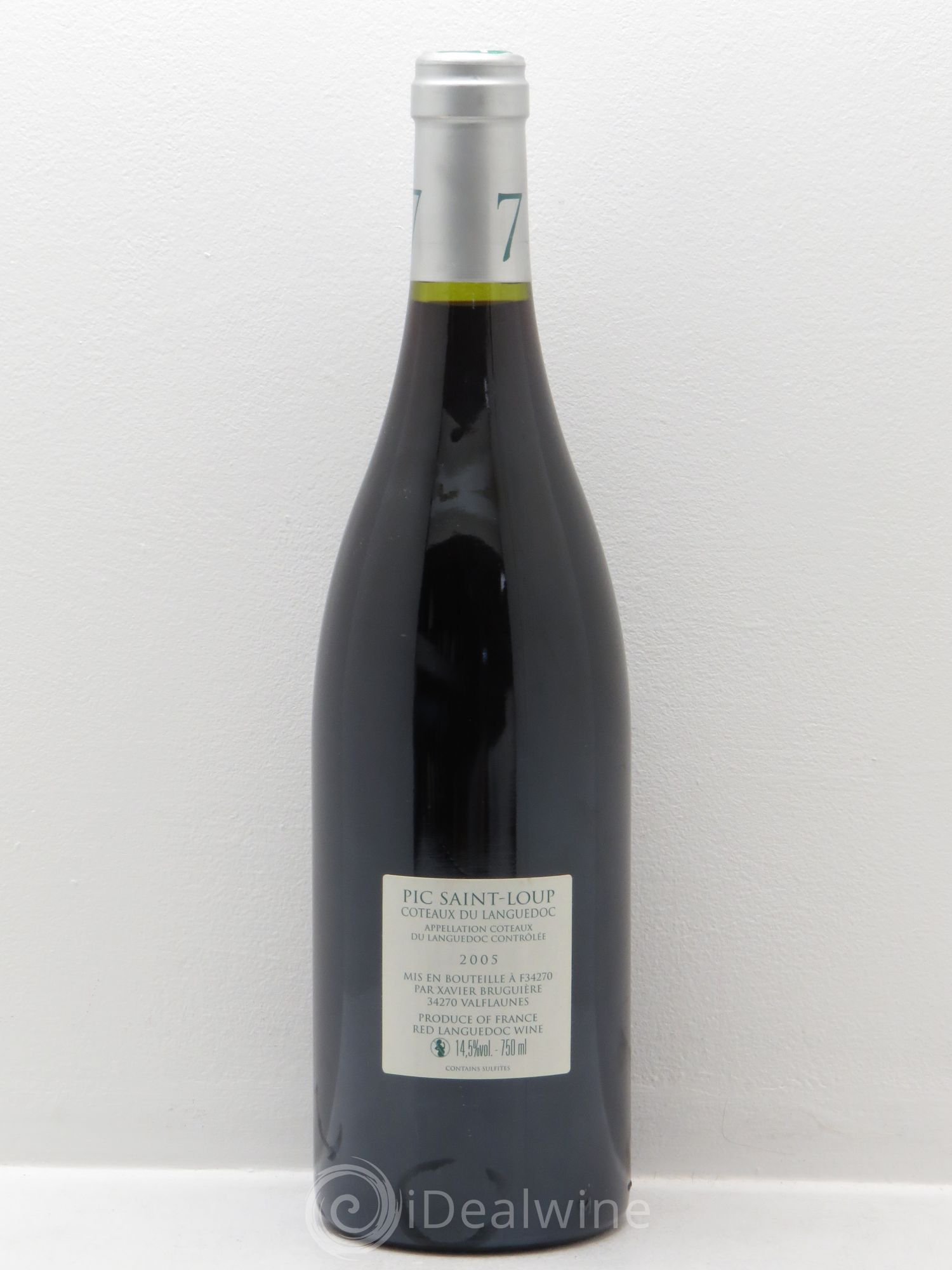 Pic Saint-Loup Mas Bruguière Le Septième Guilhem et Xavier Bruguière 2005 - Lot de 1 bouteille - 1