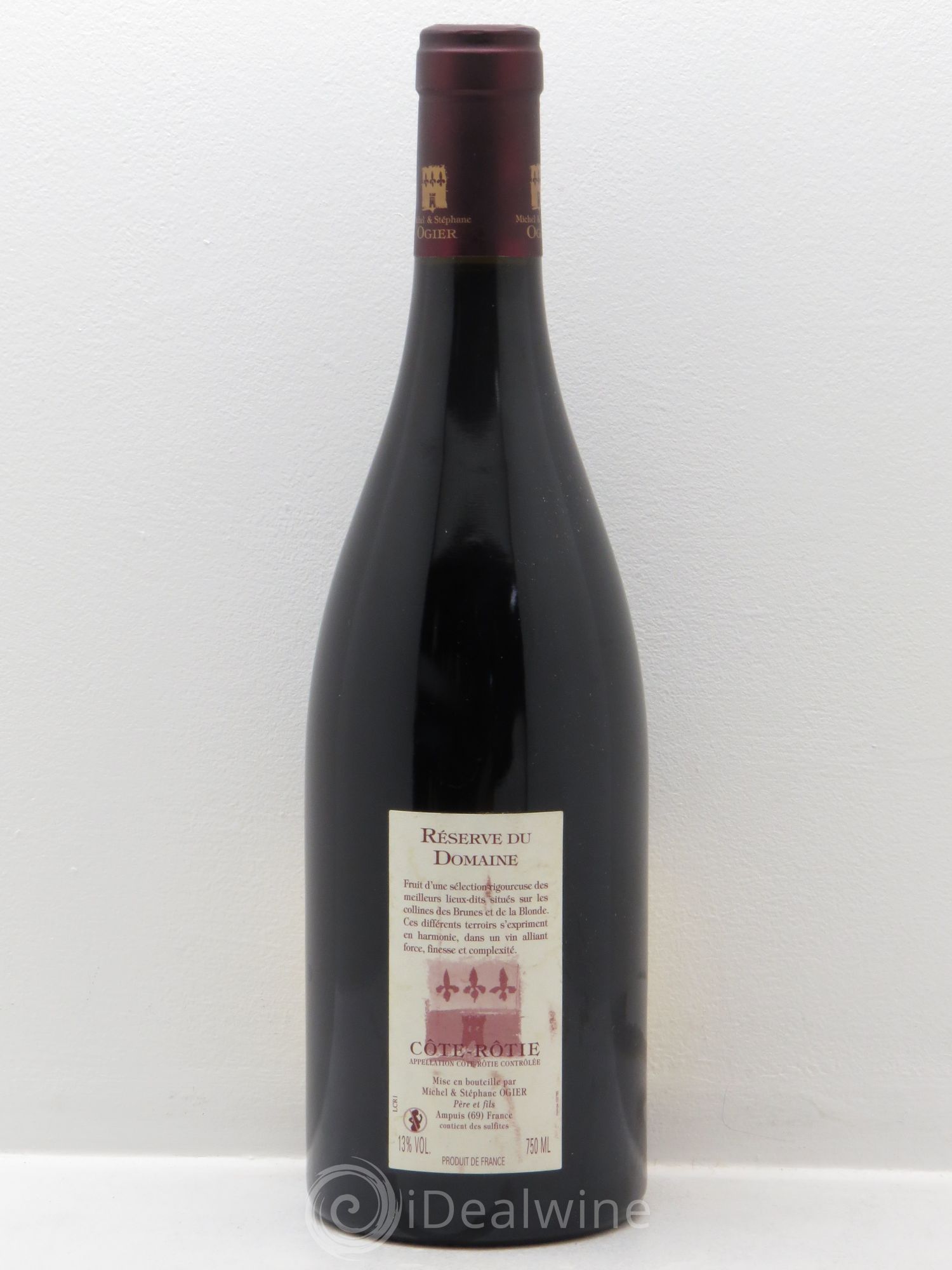 Côte-Rôtie Réserve Stéphane Ogier 2005 - Lot de 1 bouteille - 1
