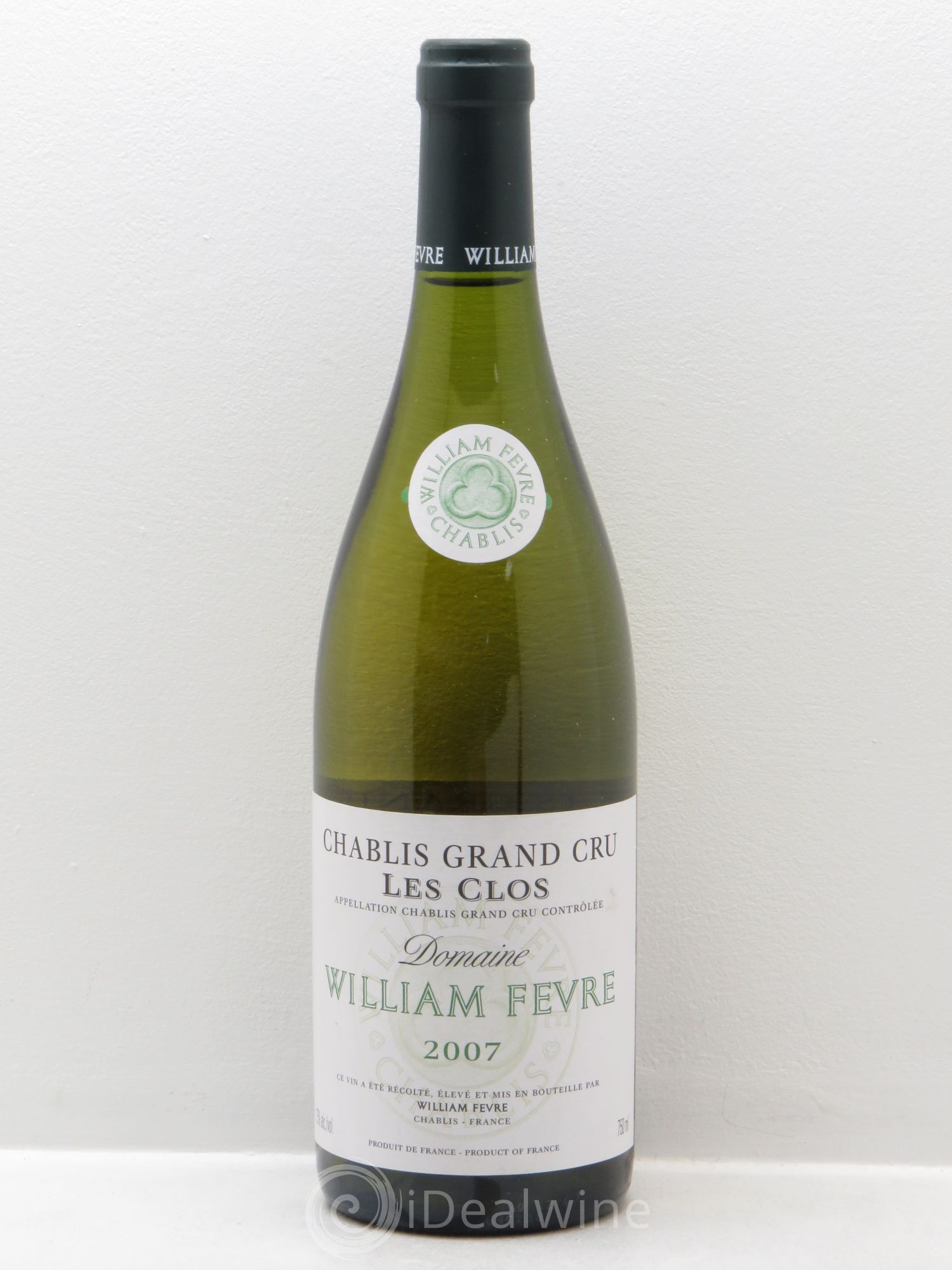 Chablis Grand Cru Les Clos William Fèvre 2007 - Lot de 1 bouteille - 0