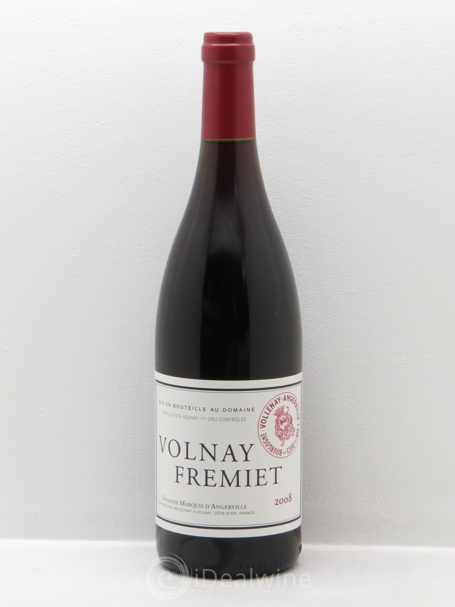 Volnay 1er Cru Frémiet Marquis d'Angerville (Domaine) 2008 - Lot de 1 bouteille - 0