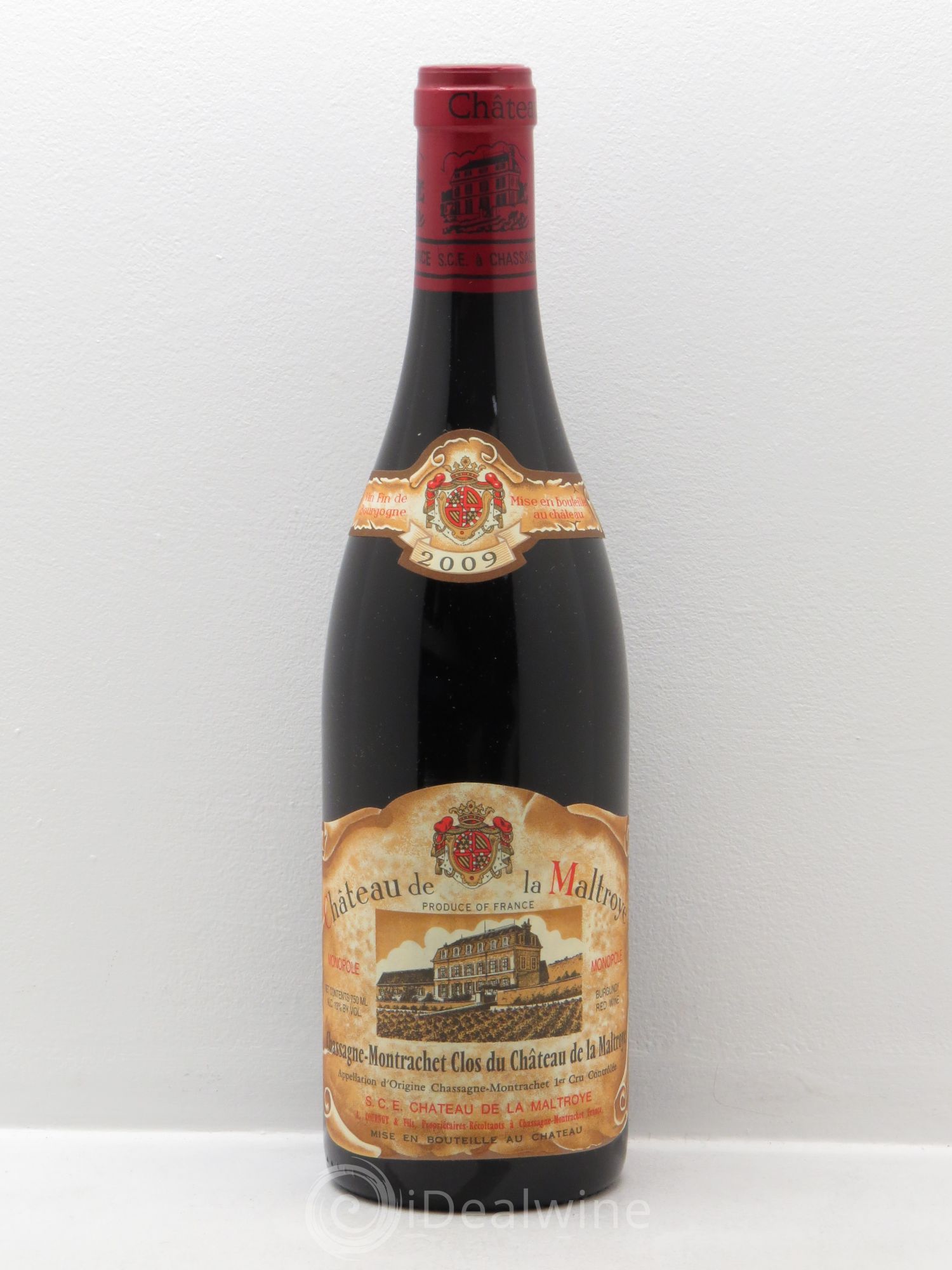 Chassagne-Montrachet 1er Cru La Maltroye - Clos du Château de la Maltroye 2009 - Posten von 1 Flasche - 0