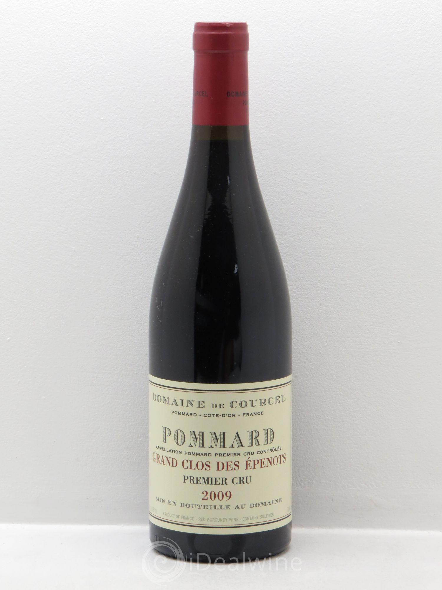 Pommard 1er Cru Grand Clos des Epenots de Courcel (Domaine) 2009 - Lot de 1 bouteille - 0