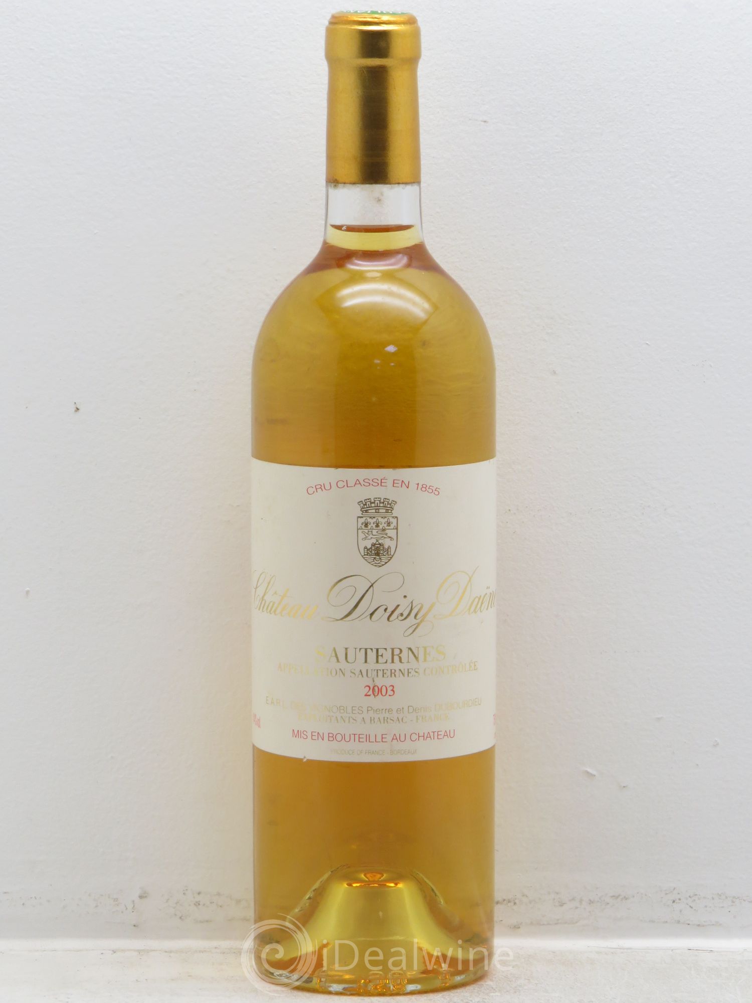 Château Doisy Daëne 2ème Grand Cru Classé 2003 - Lotto di 1 bottiglia - 0