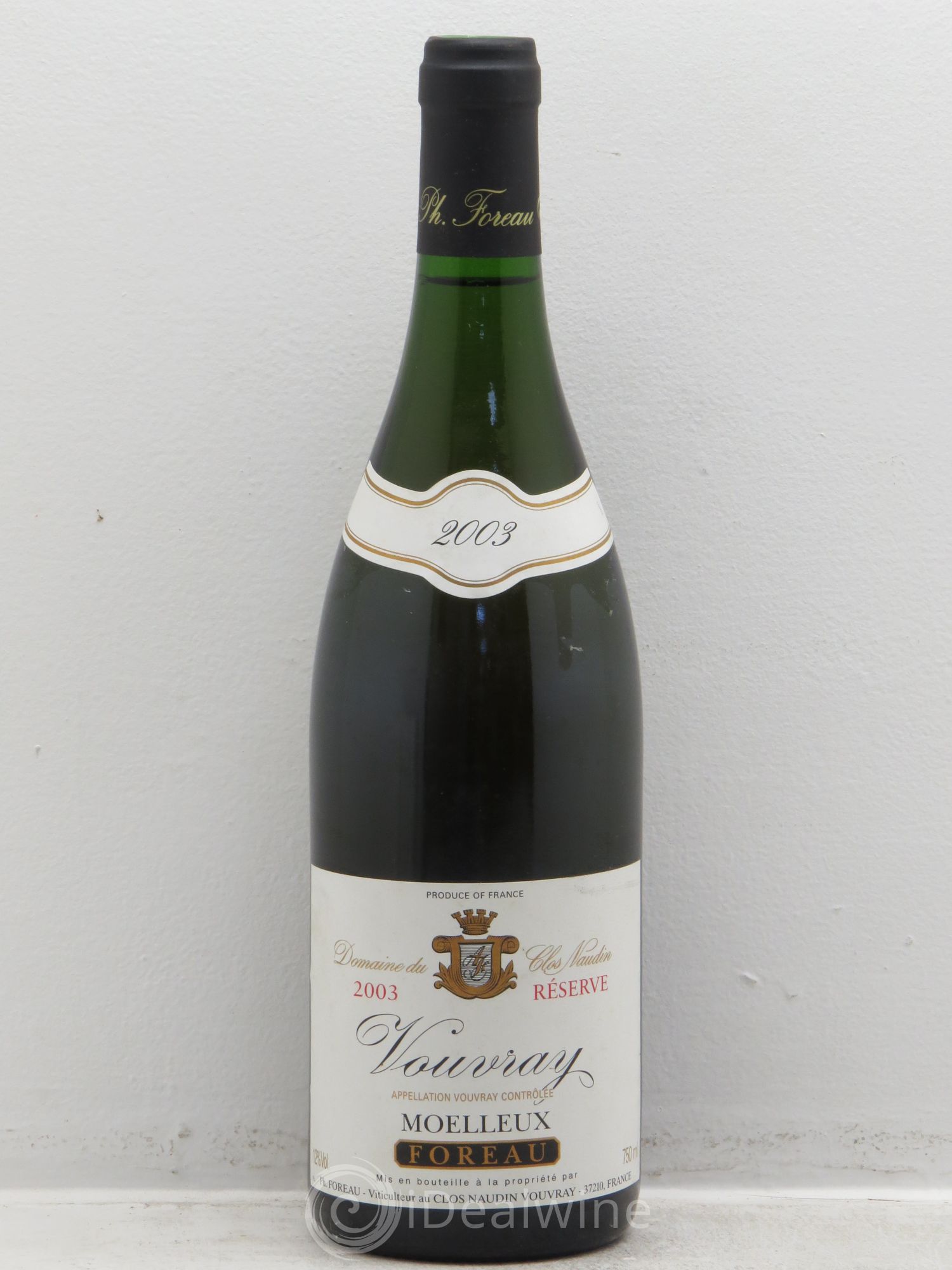Vouvray Moelleux Réserve Clos Naudin - Philippe Foreau (senza prezzo di riserva) 2003 - Lotto di 1 bottiglia - 0