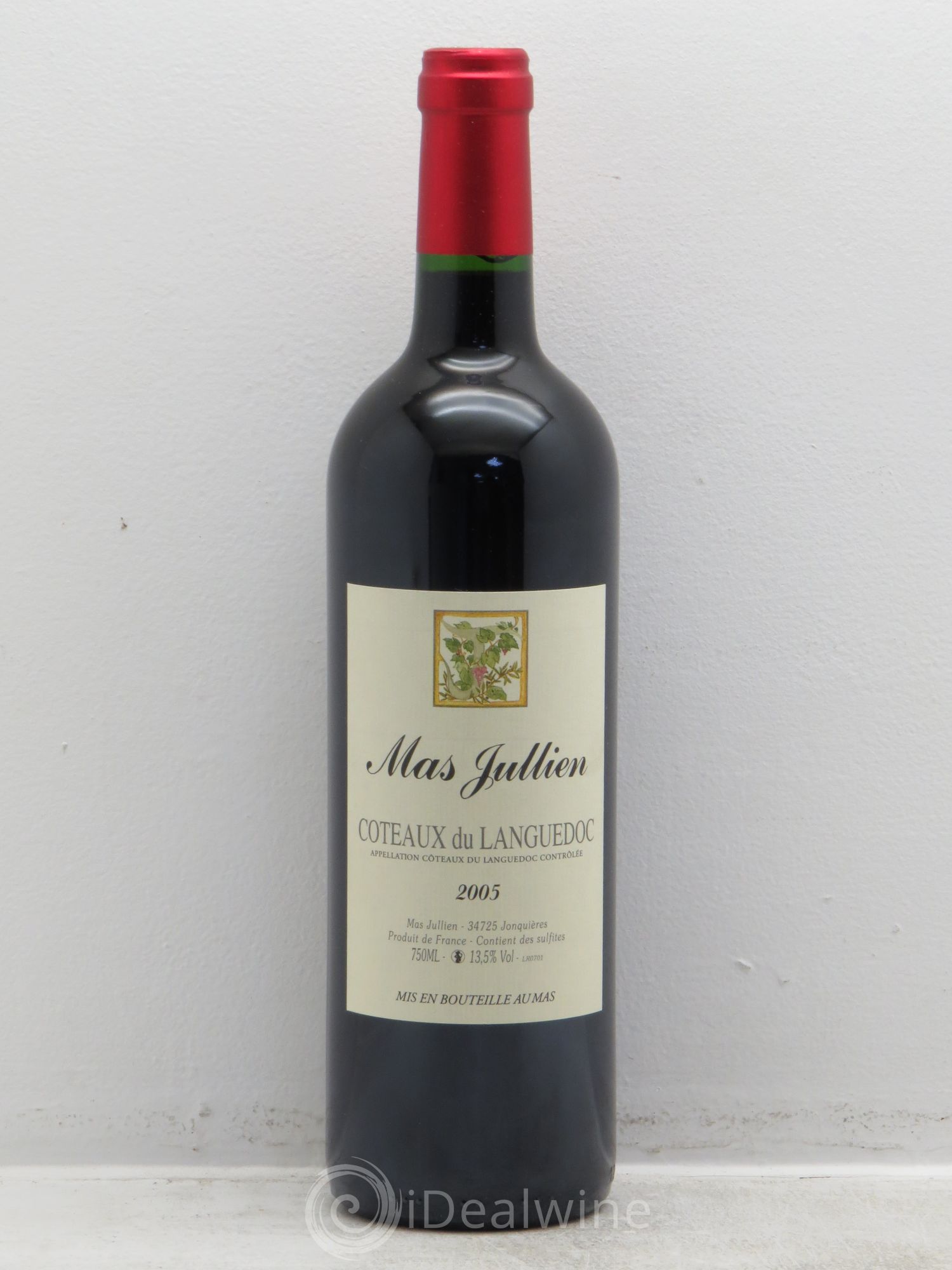 Terrasses du Larzac Mas Jullien Olivier Jullien 2005 - Lot de 1 bouteille - 0
