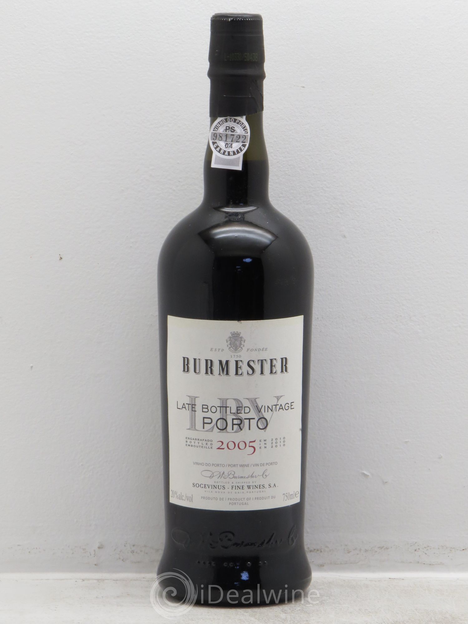 Porto Late Bottle Vintage Burmester 2005 - Posten von 1 Flasche - 0