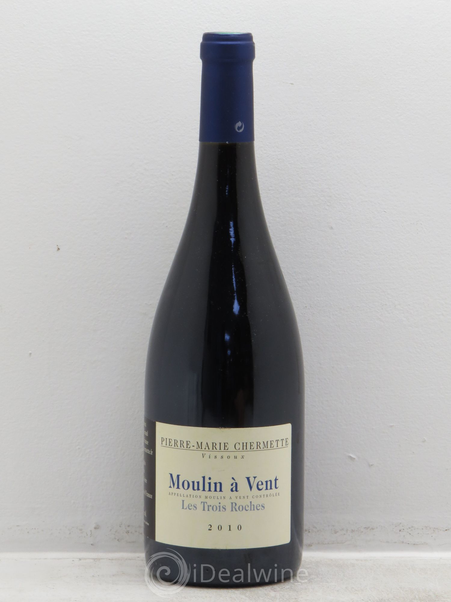 Moulin-à-Vent Les trois roches domaine de Vissoux Chermette 2010 - Posten von 1 Flasche - 0