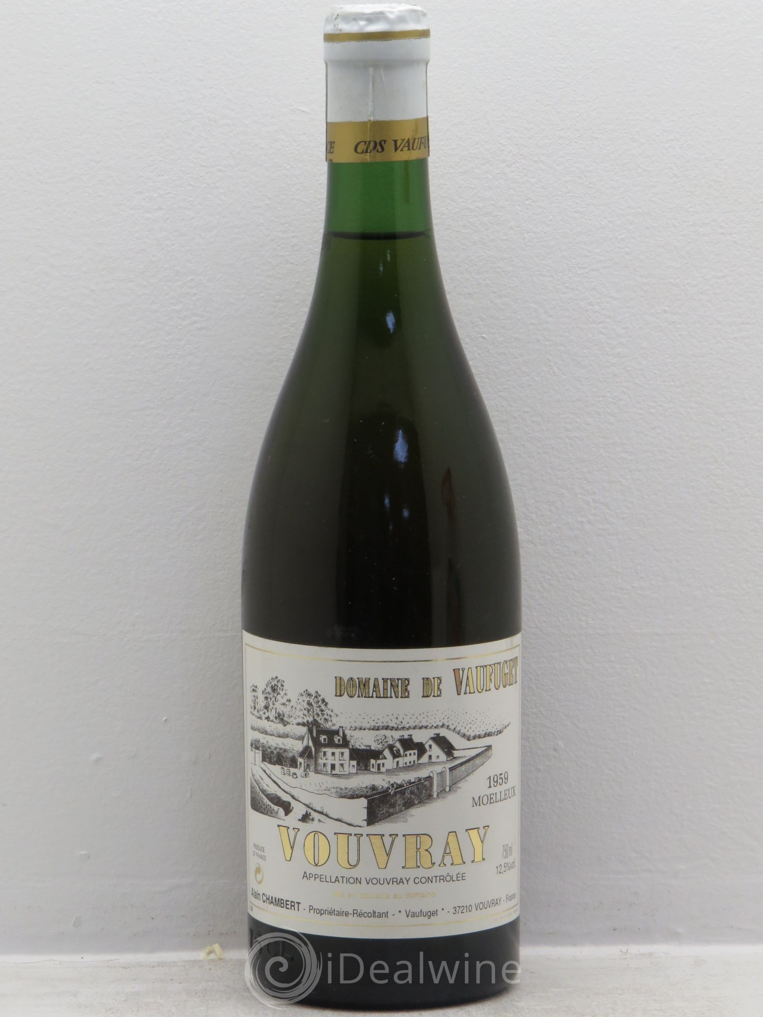 Vouvray domaine de Vaufuget (sans prix de réserve) 1959 - Lotto di 1 bottiglia - 0