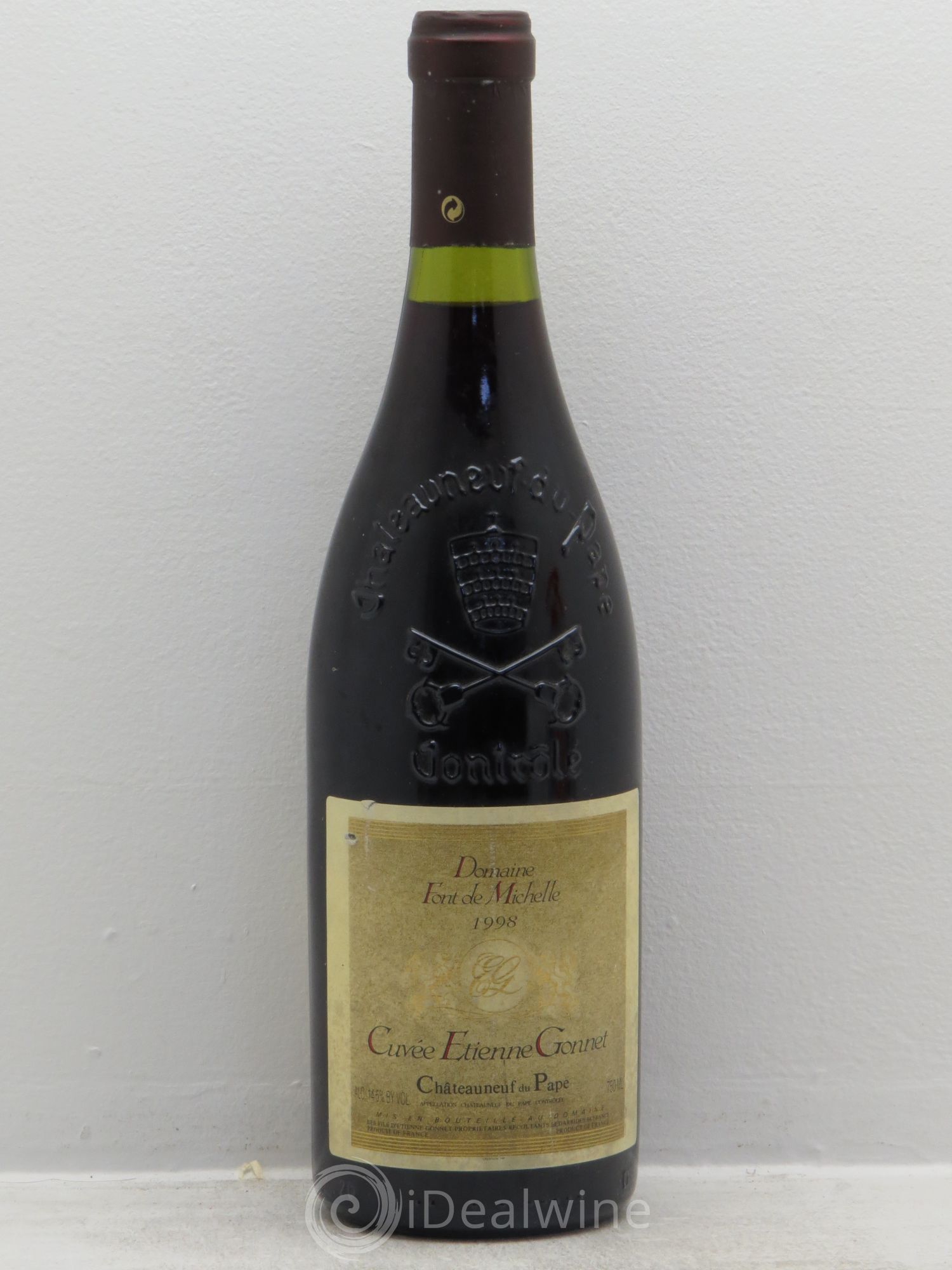 Châteauneuf-du-Pape Domaine Font de Michelle Cuvée Etienne Gonnet Famille Gonnet 1998 - Lot de 1 bouteille - 0