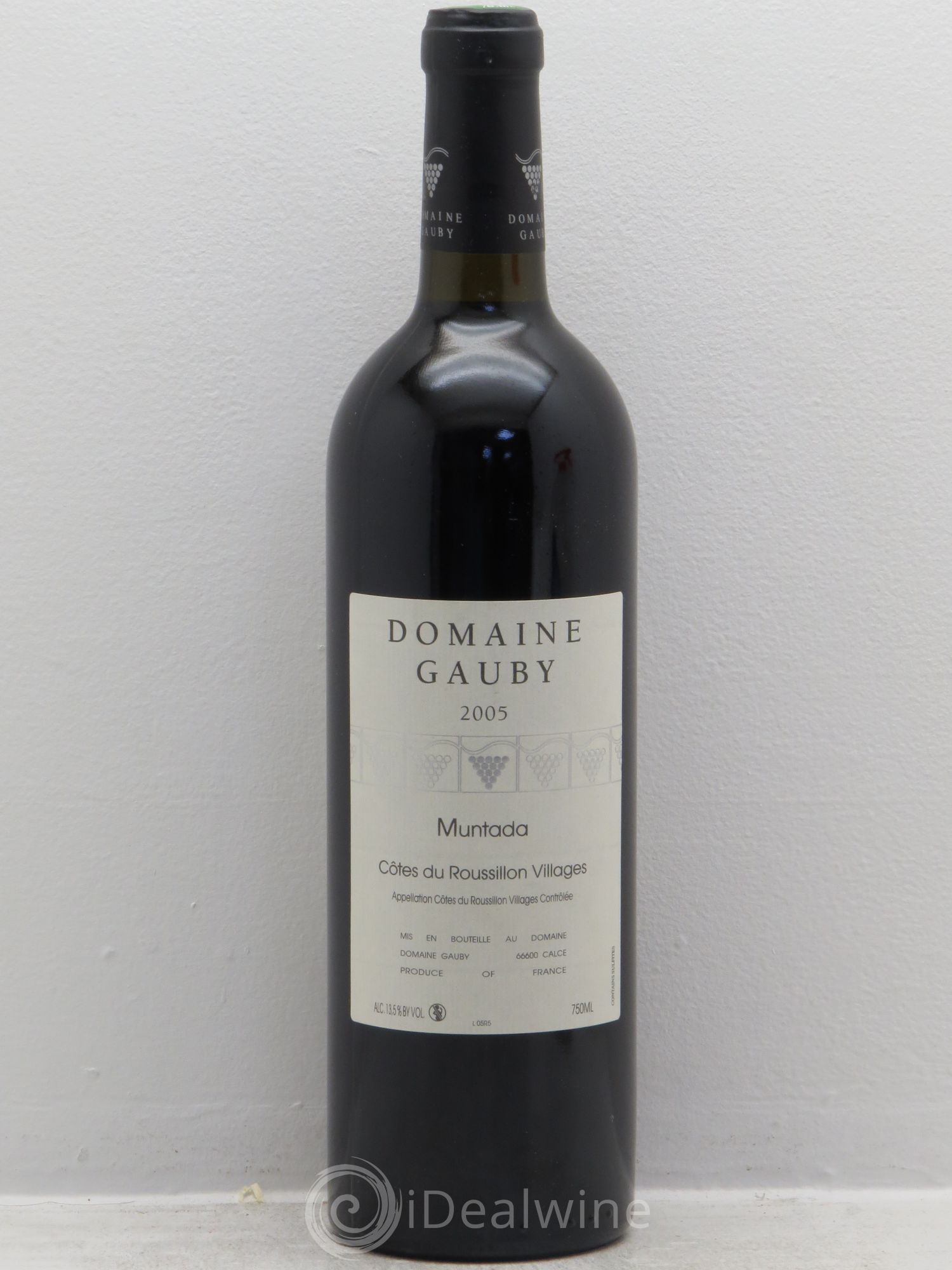 Côtes Catalanes (anciennement Côtes du Roussillon Villages) La Muntada Gauby (Domaine) 2005 - Lot de 1 bouteille - 0