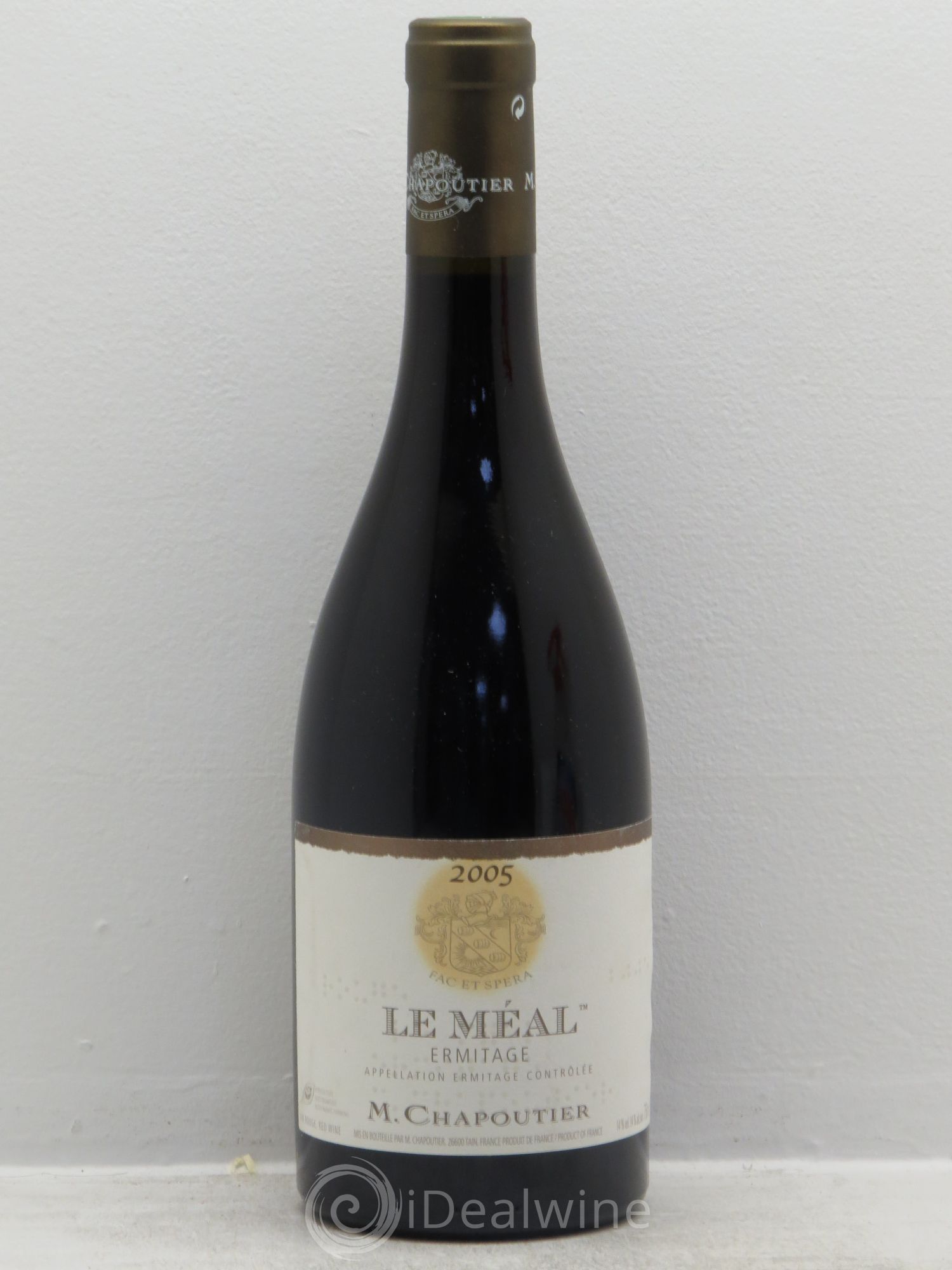 Hermitage Ermitage Le Méal Chapoutier 2005 - Lot de 1 bouteille - 0