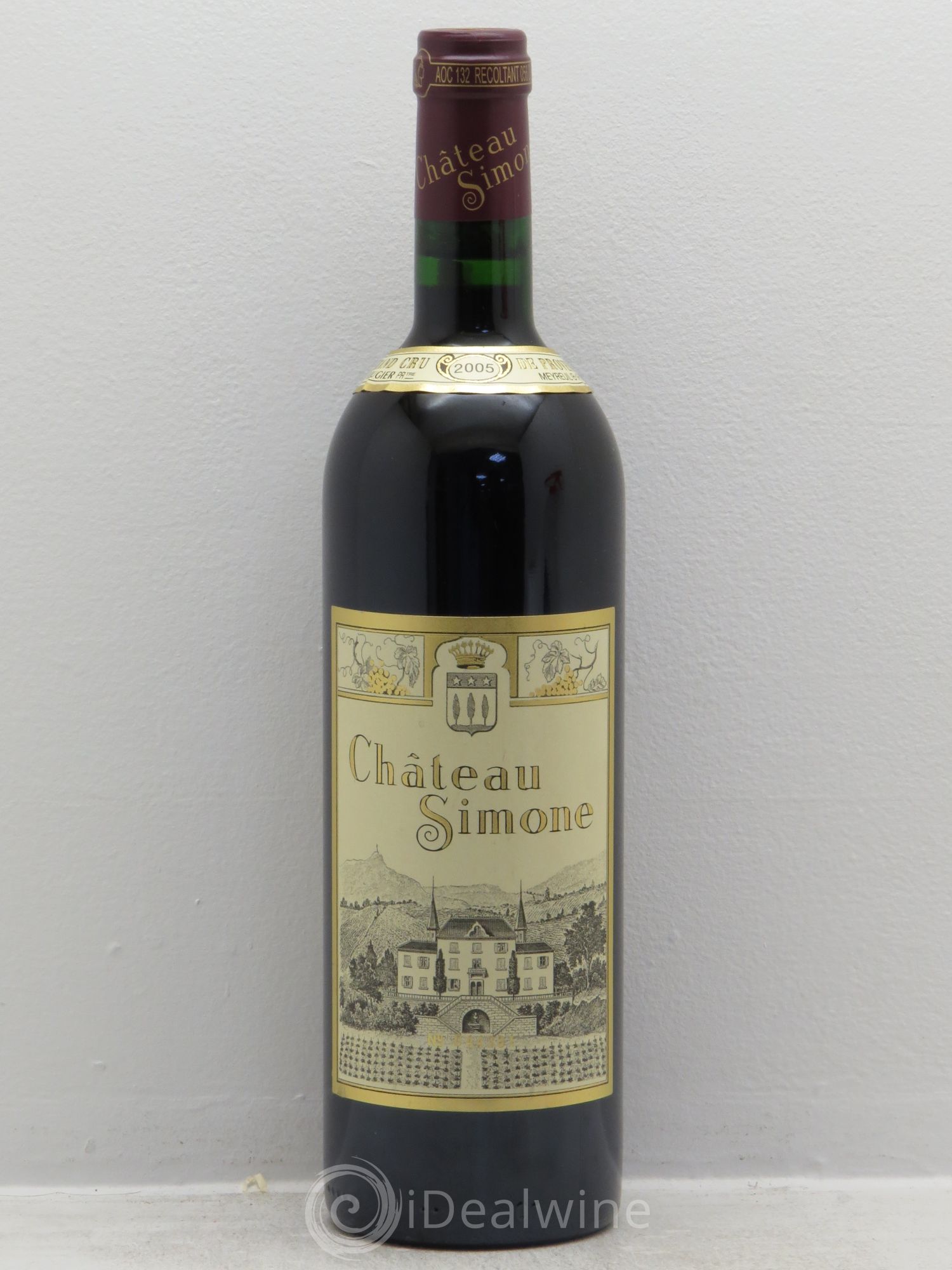Palette Château Simone Famille Rougier 2005 - Lot de 1 bouteille - 0